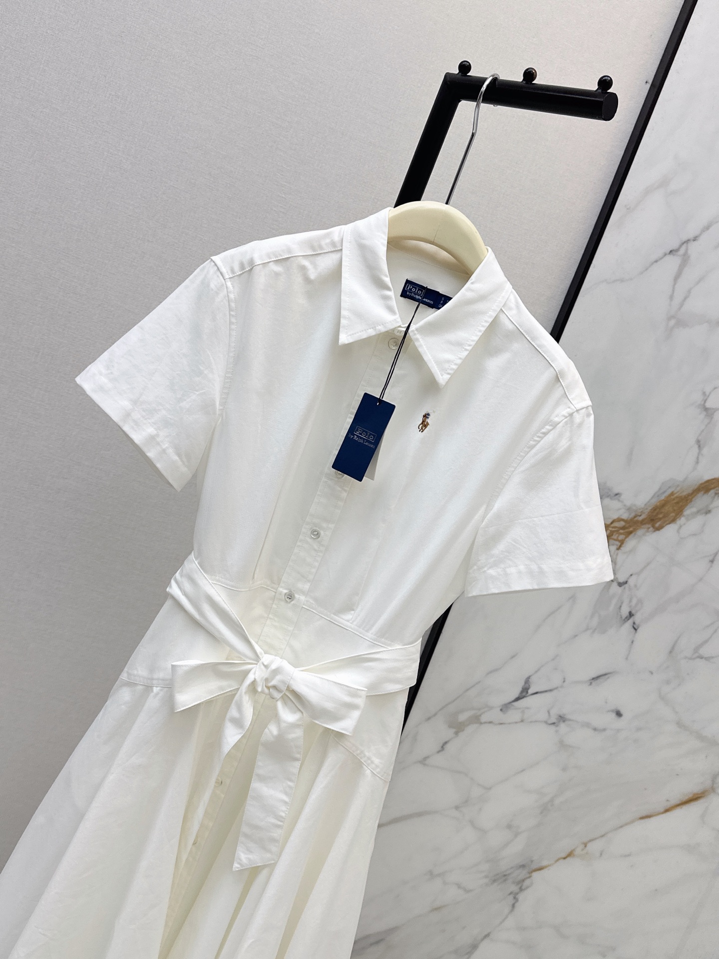 Ralp 26ss belted shirt dress