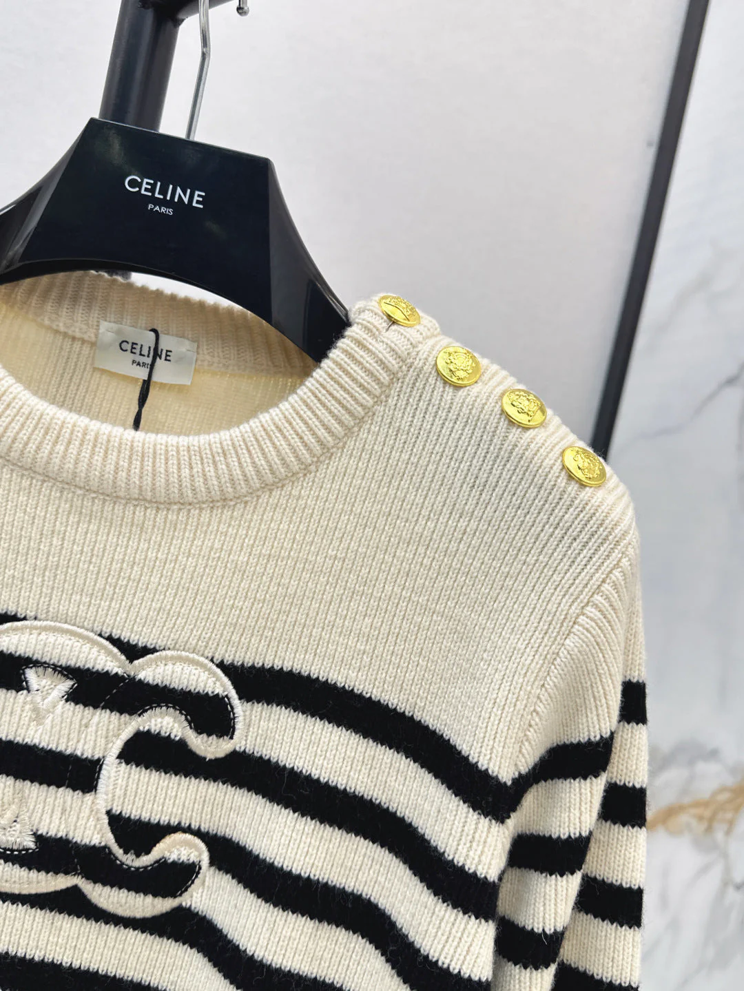 Celi 25fw stripe sweater