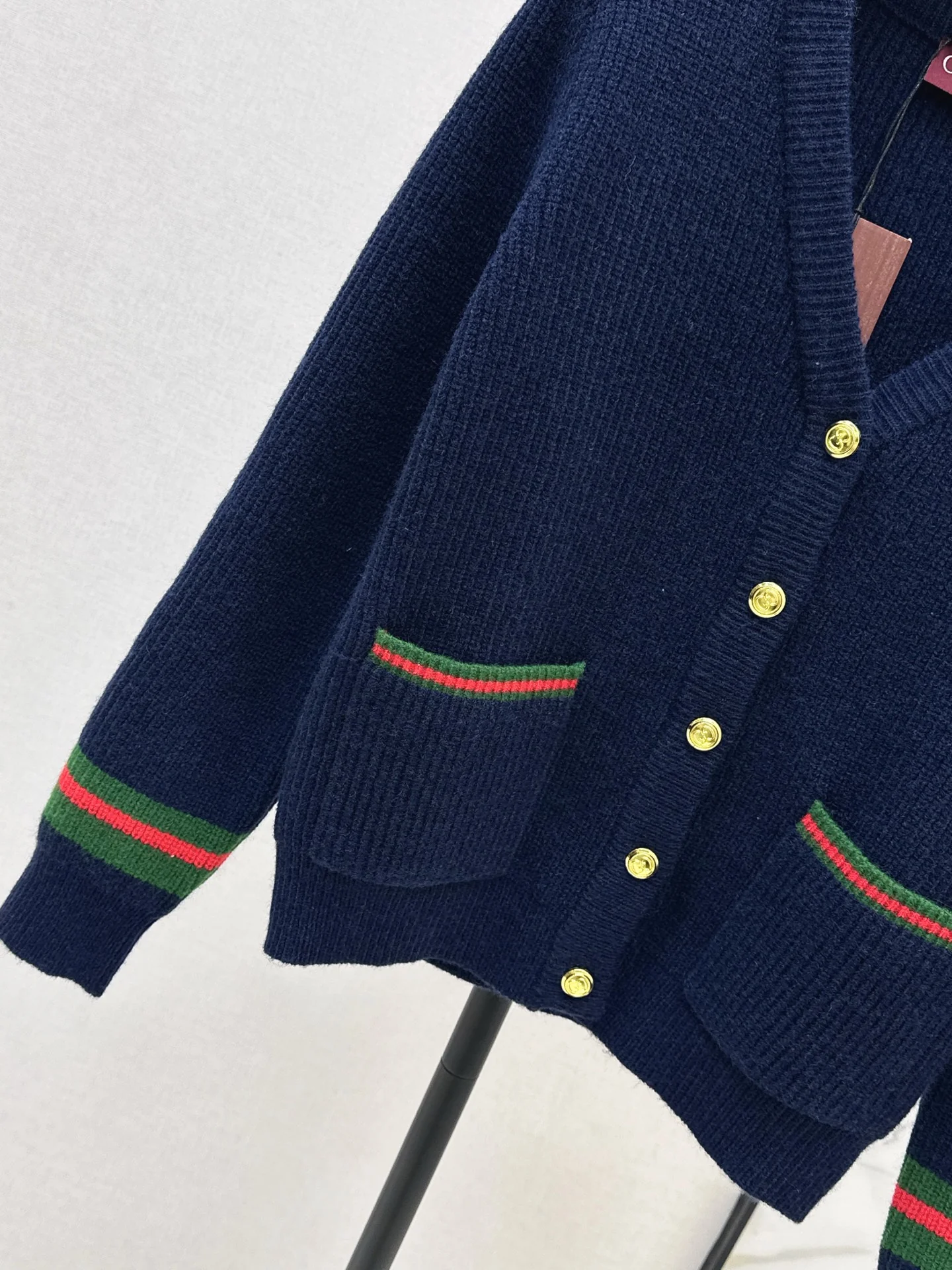 Gucc 25fw jacquard knit cardigan