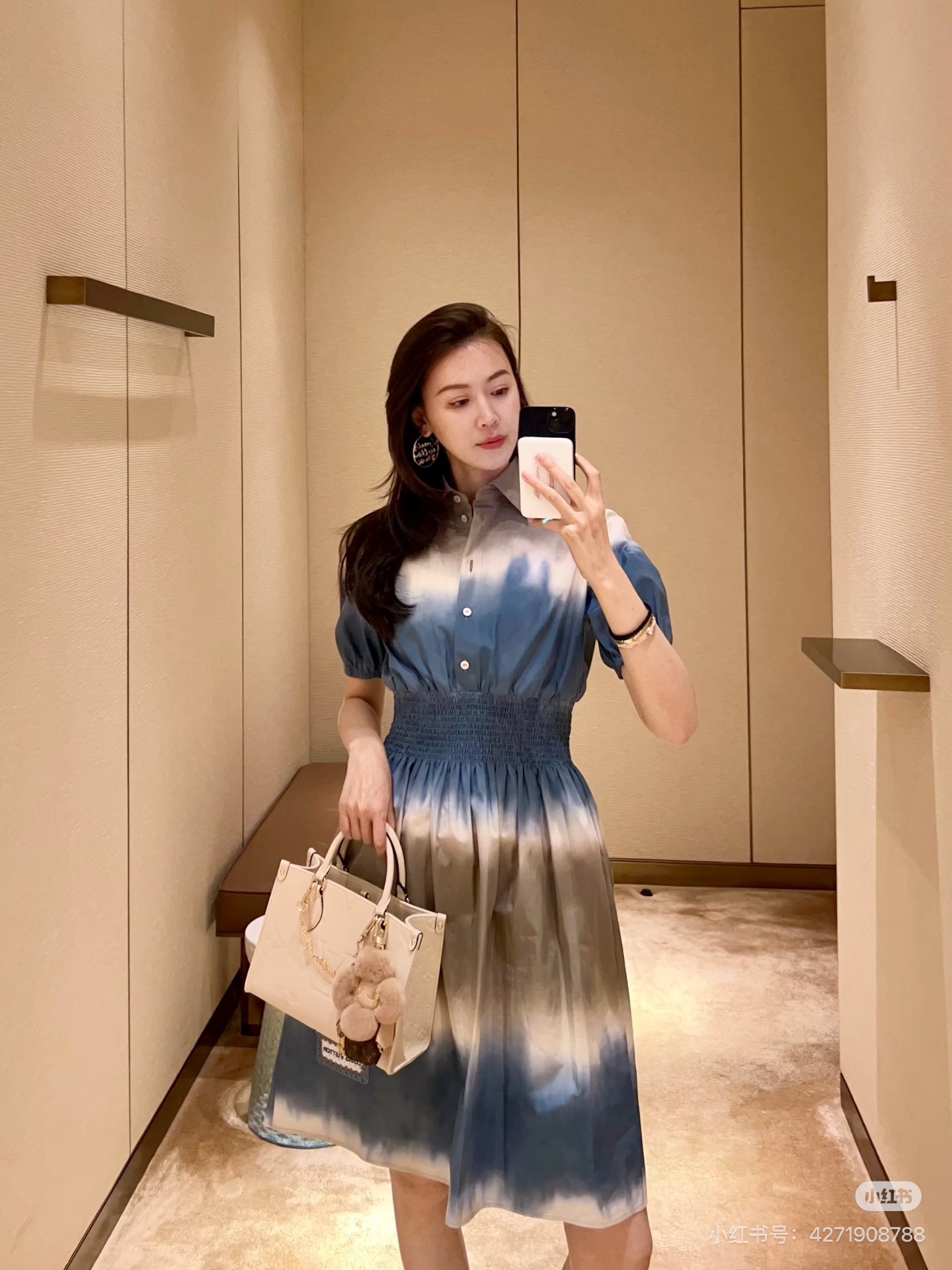 Loui 26ss gradient dress