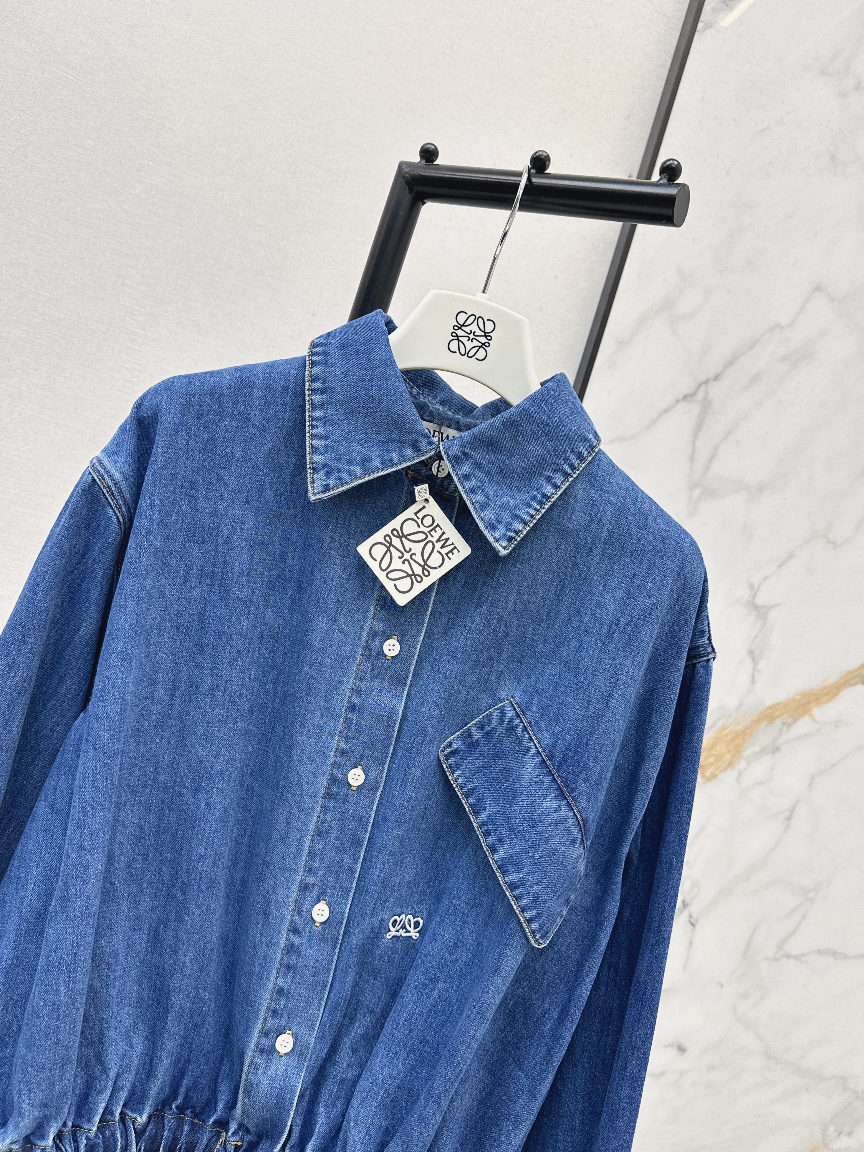 Loe 26ss denim shirt jacket