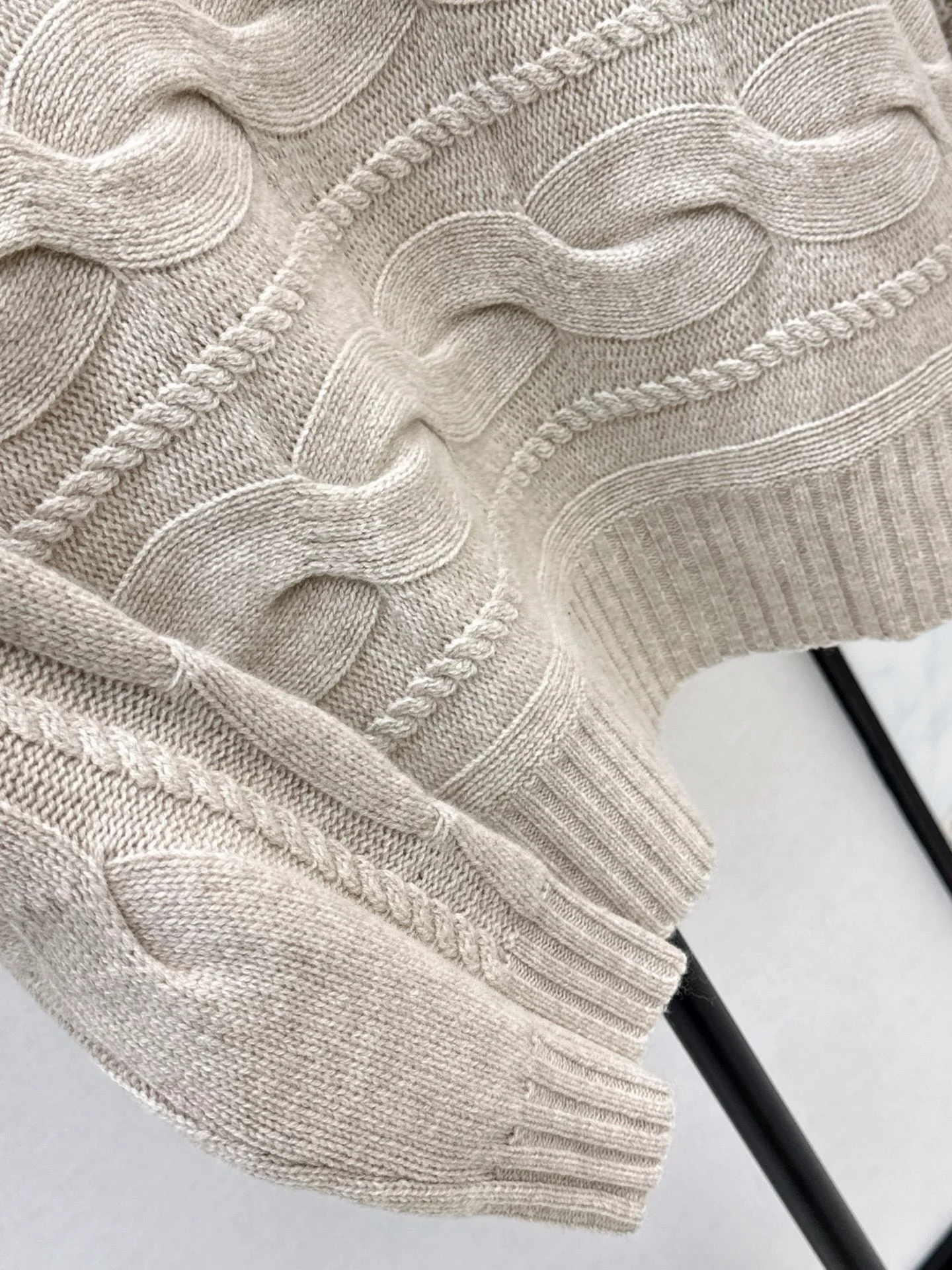 Max 25fw cable knit sweater