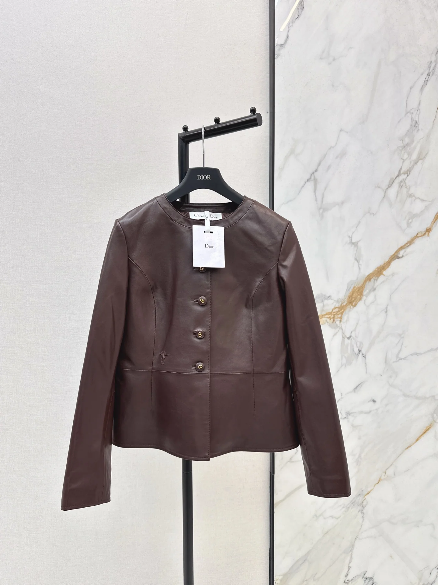 CD 25fw leather jacket