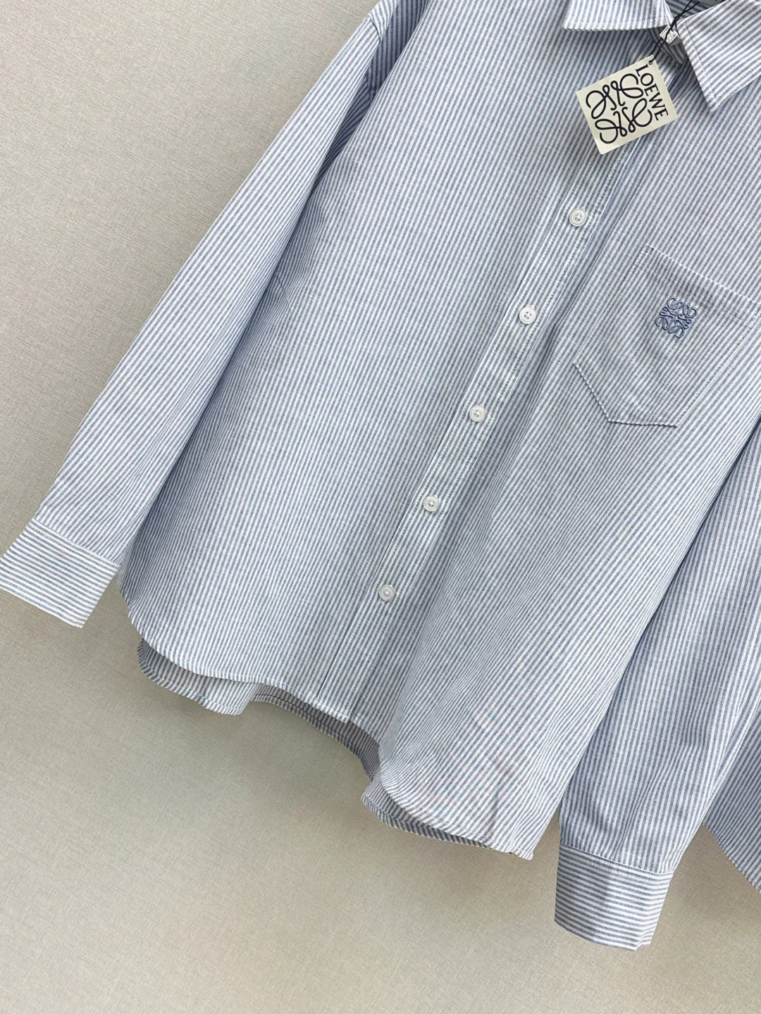 Loe 25fw stripe vest shirt set