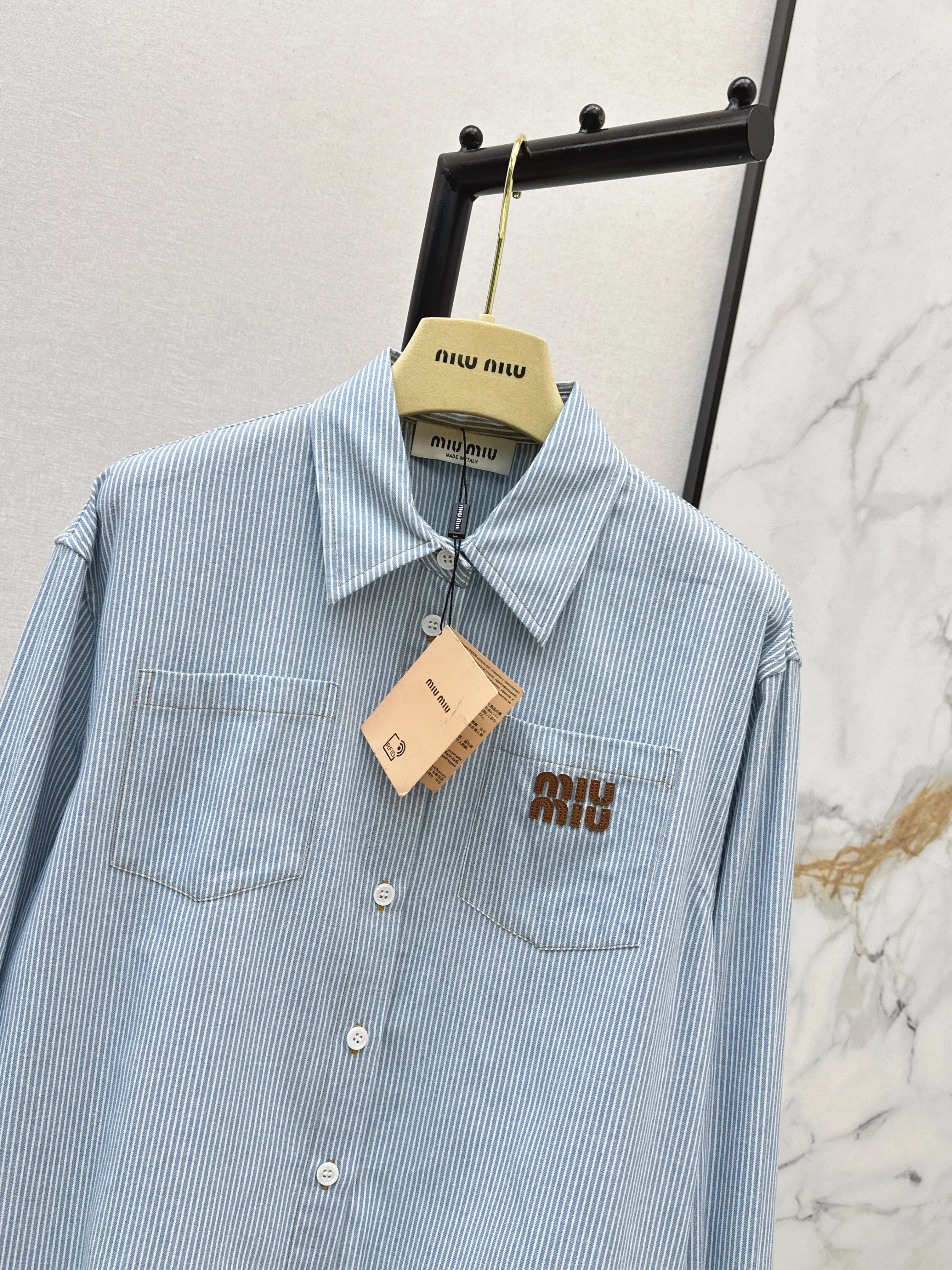 Miu 26ss stripe shirts