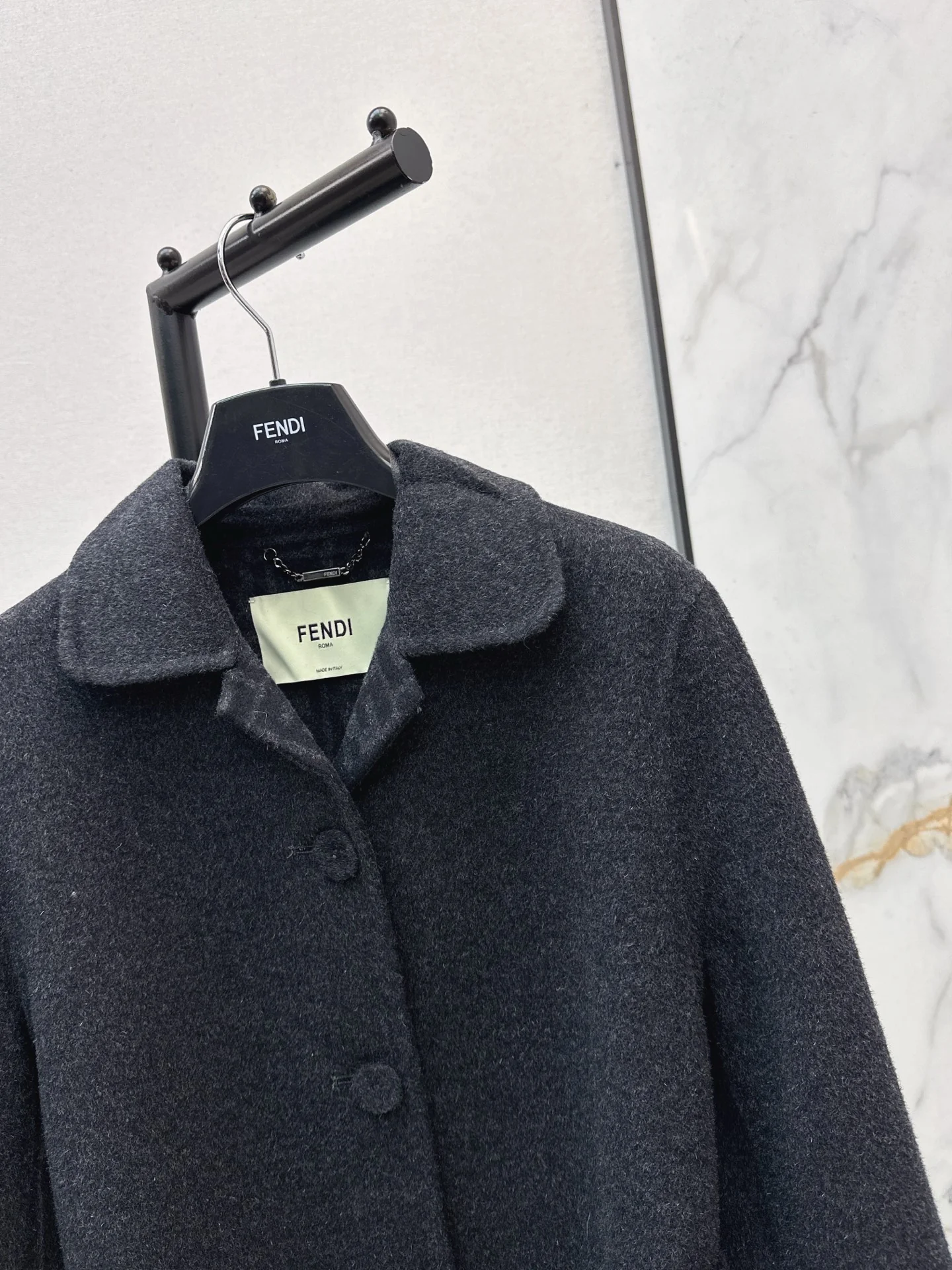 Fend 25fw woolen overcoats