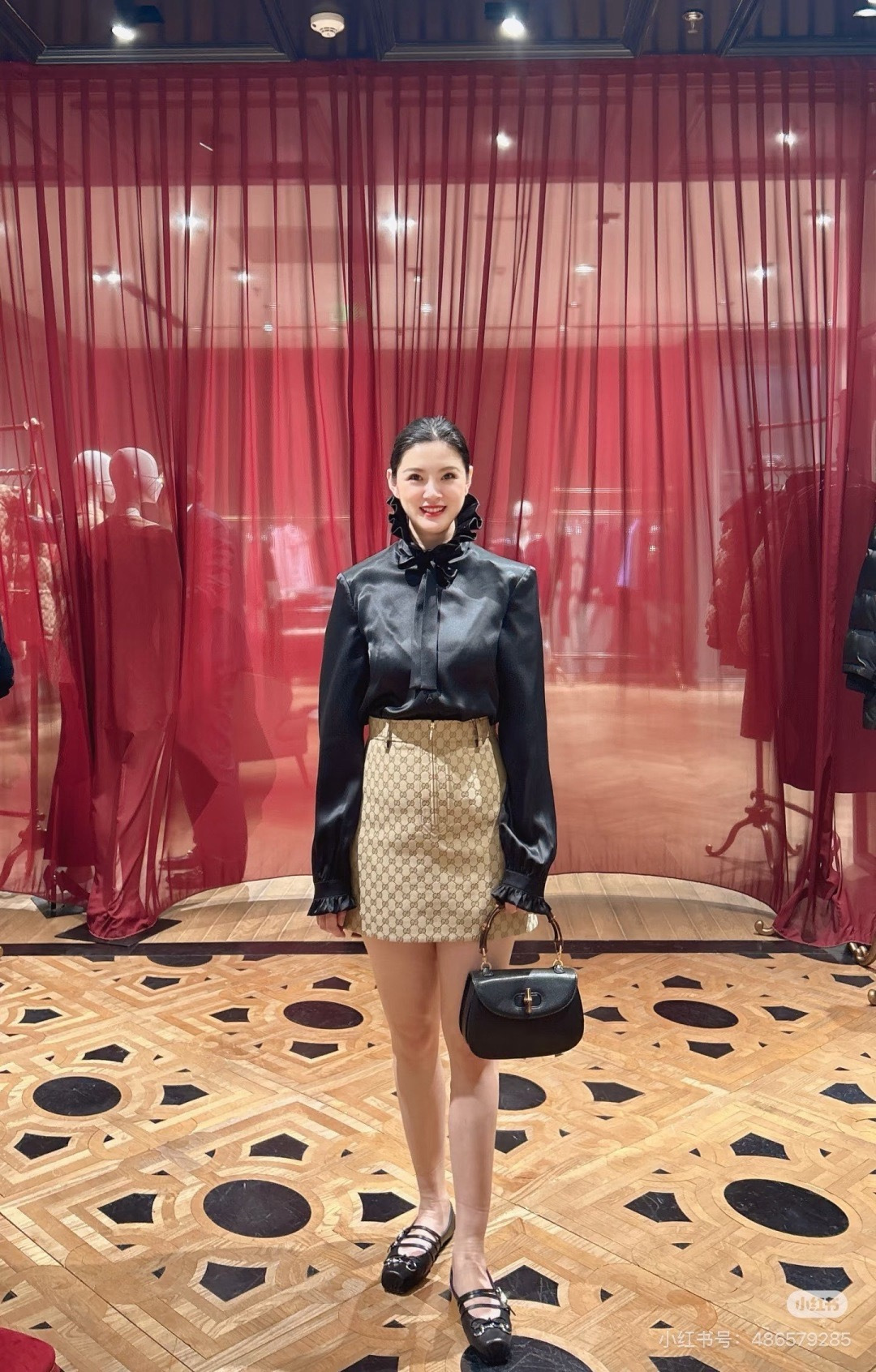 Guc 26ss ruffle ribbon shirts