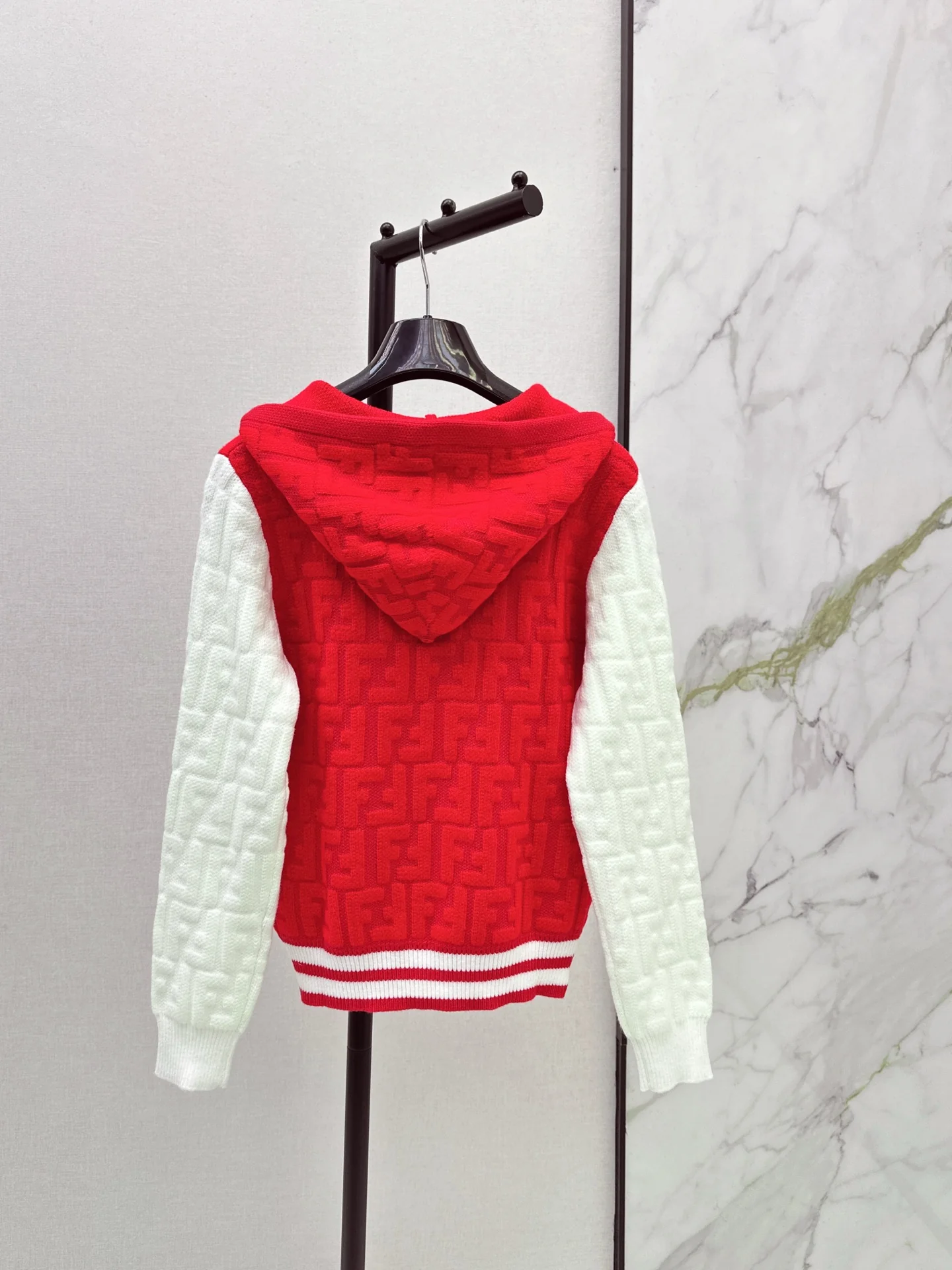 Fend 25fw hooded cardigan