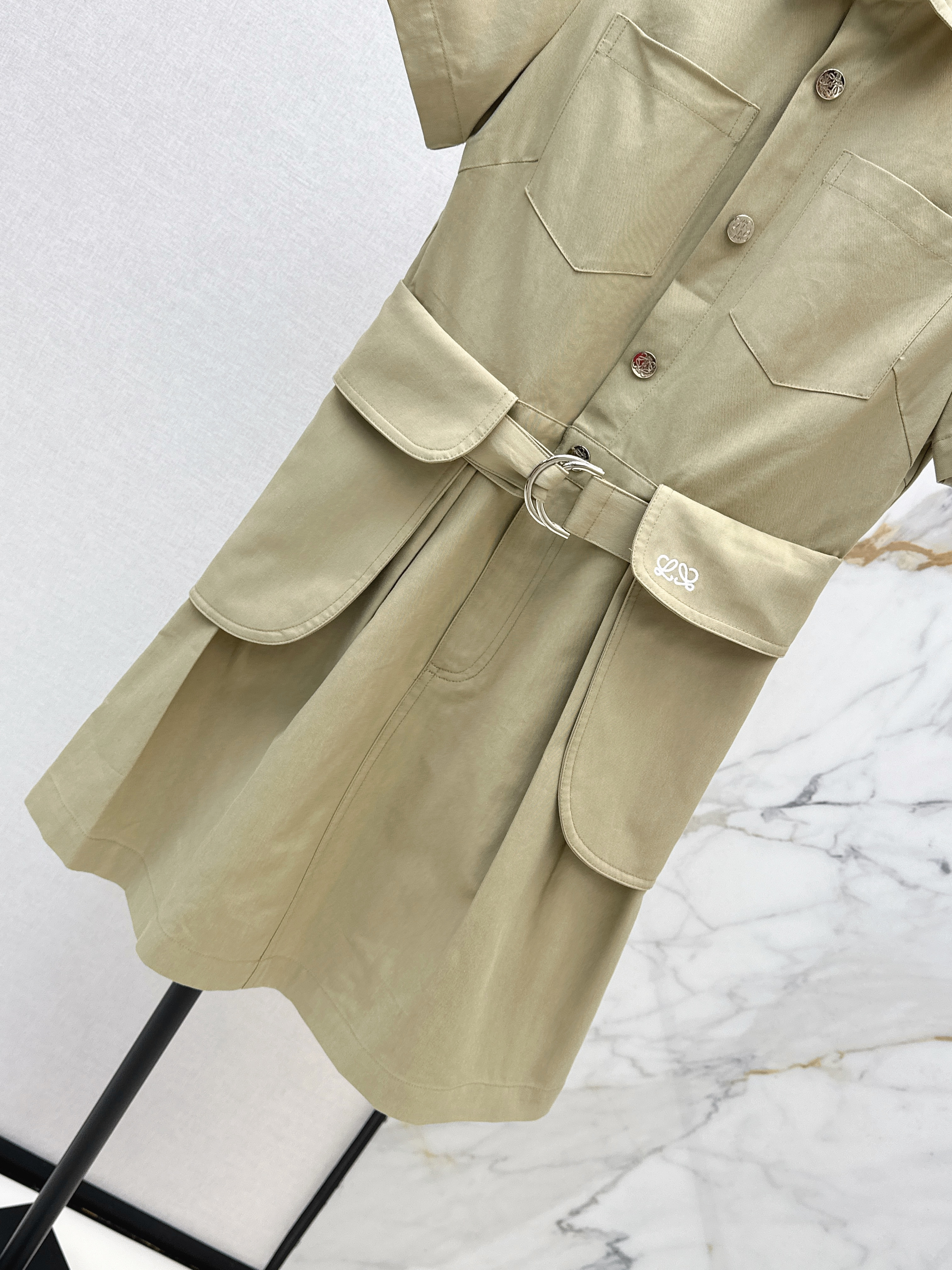 Loe 26ss belted dress