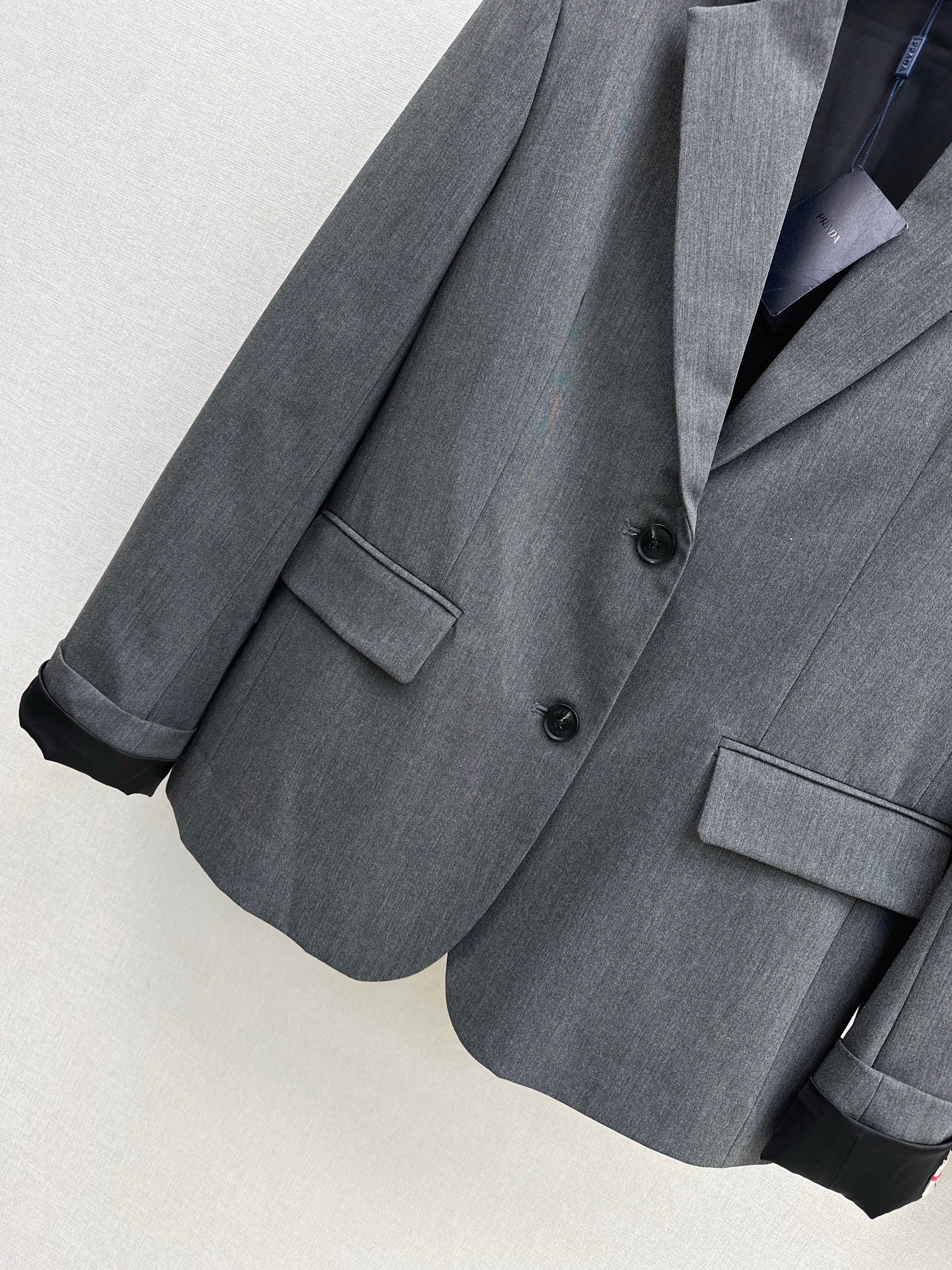 Prad 26ss relaxed-fit blazer