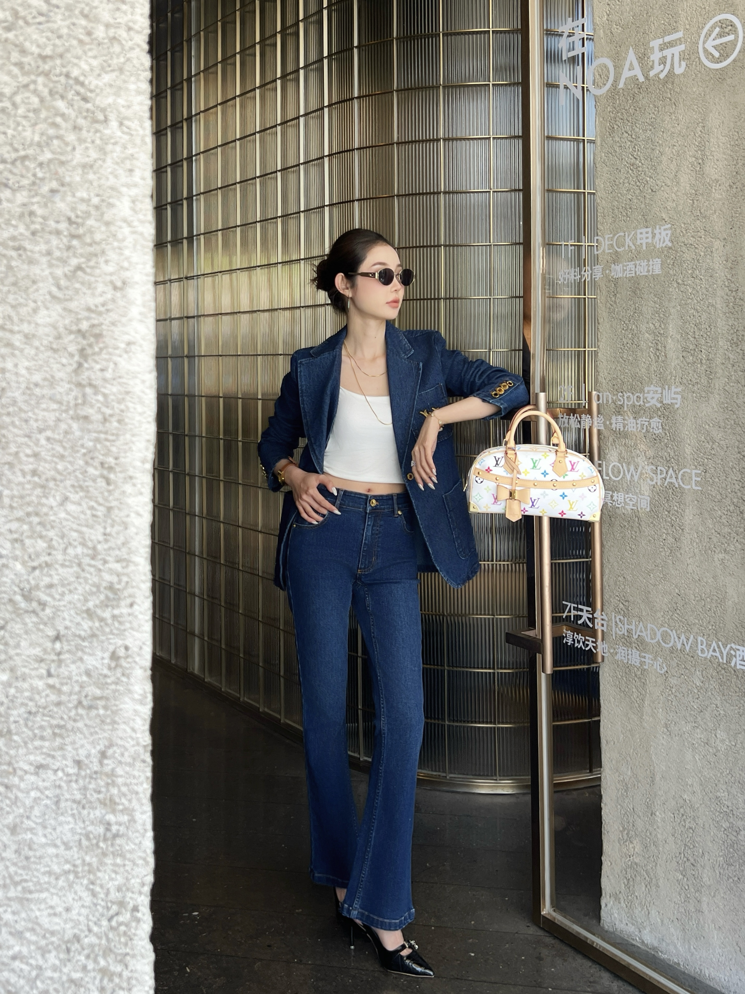 Loui 26ss denim blazer