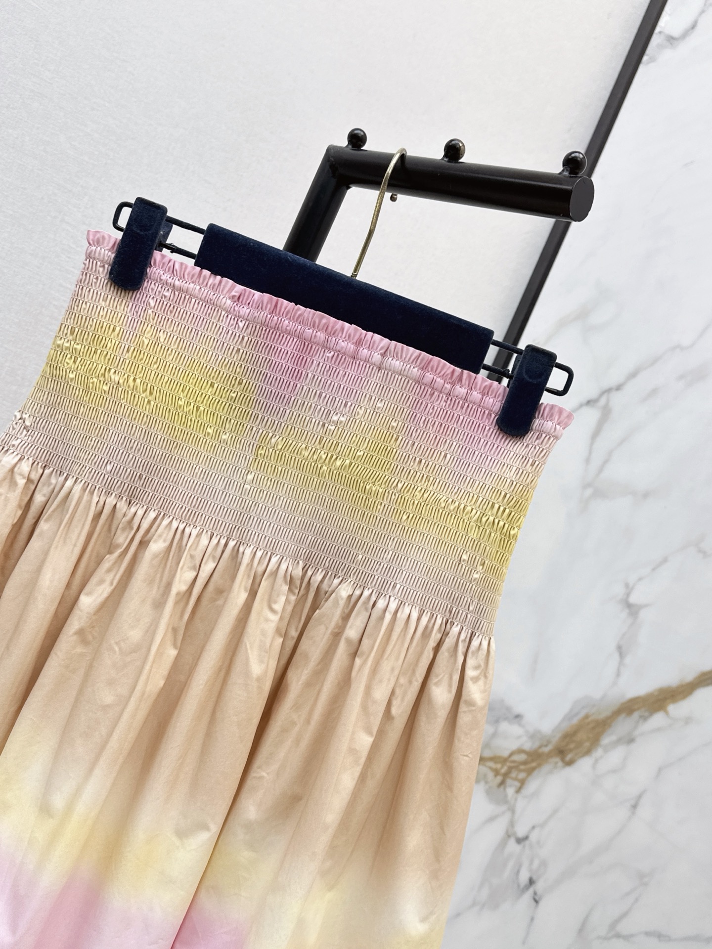 Loui 26ss 2in1 gradient skirt & tube dress