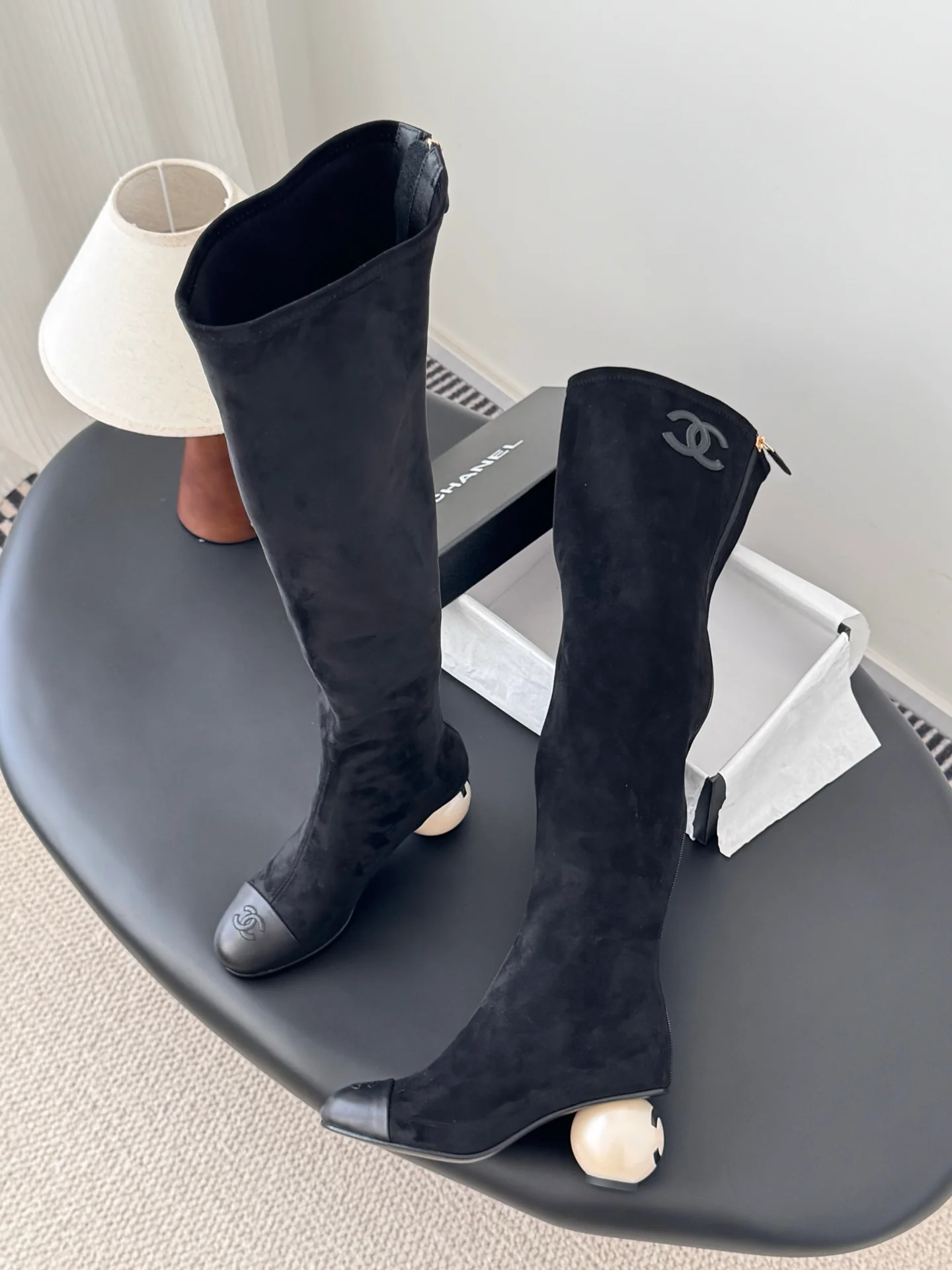 Chan 25fw over the knee boots