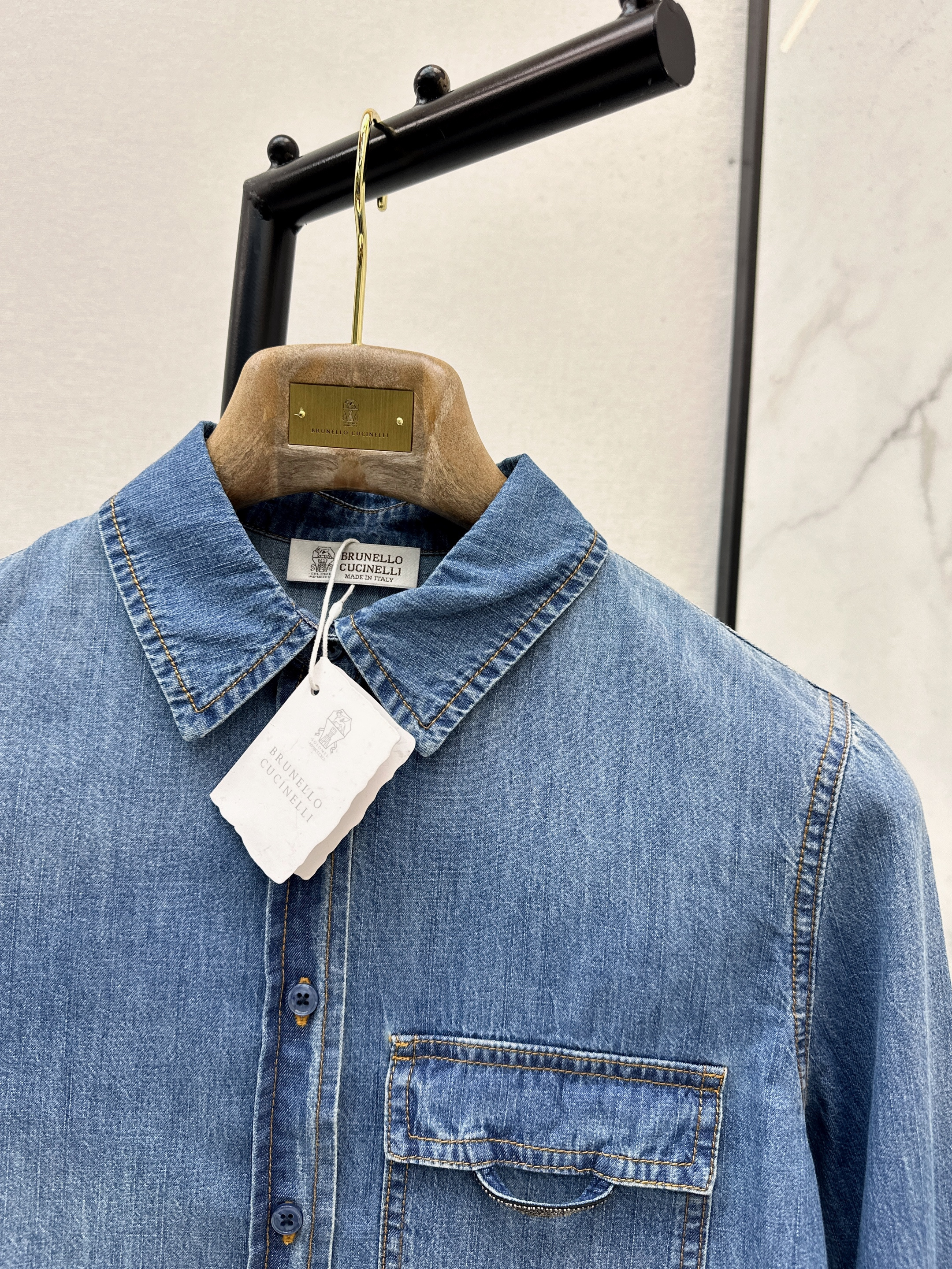 Brun 26ss denim shirt