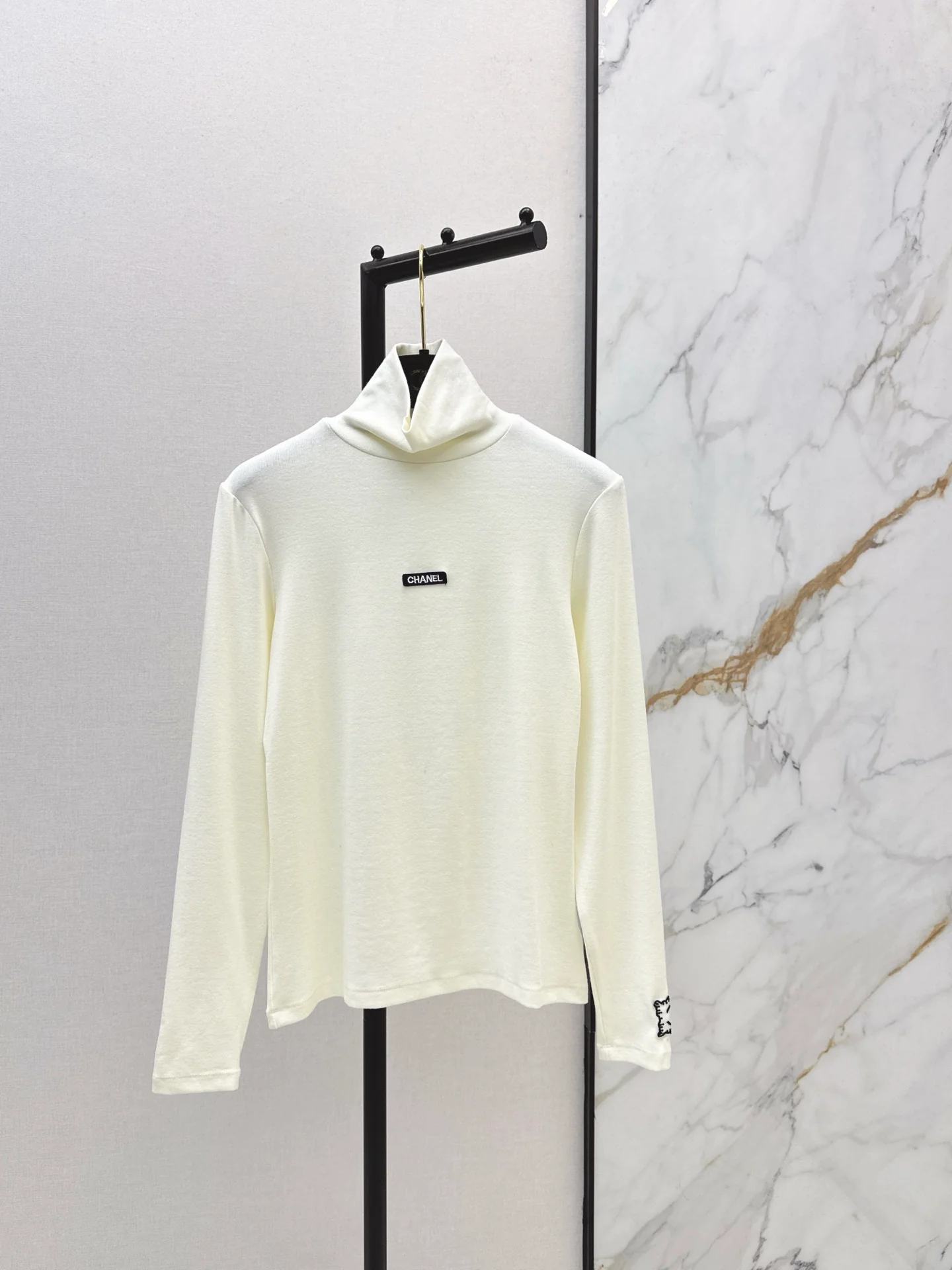 Chan 25fw high neck basic tee