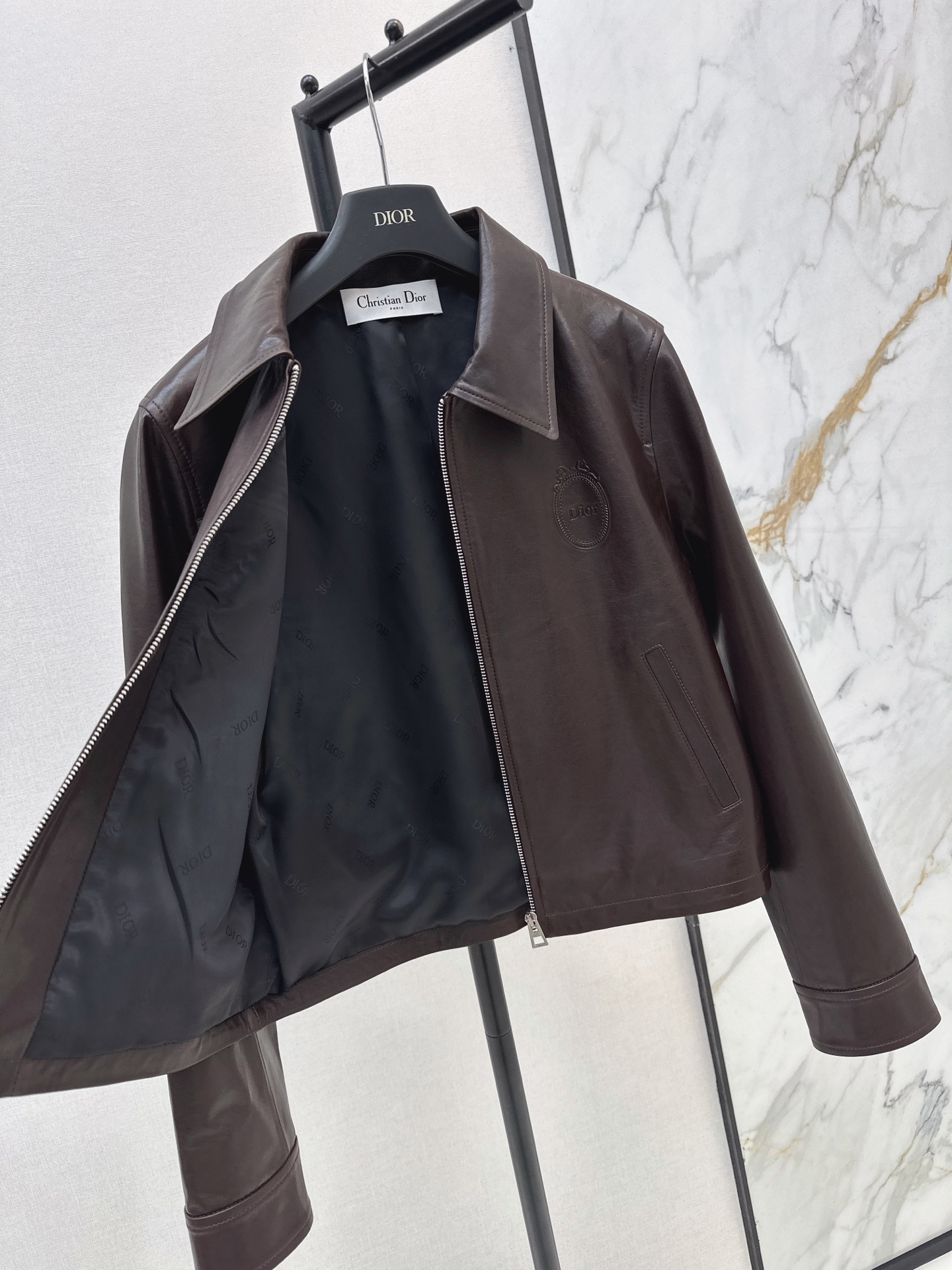 CD 26ss leather jacket