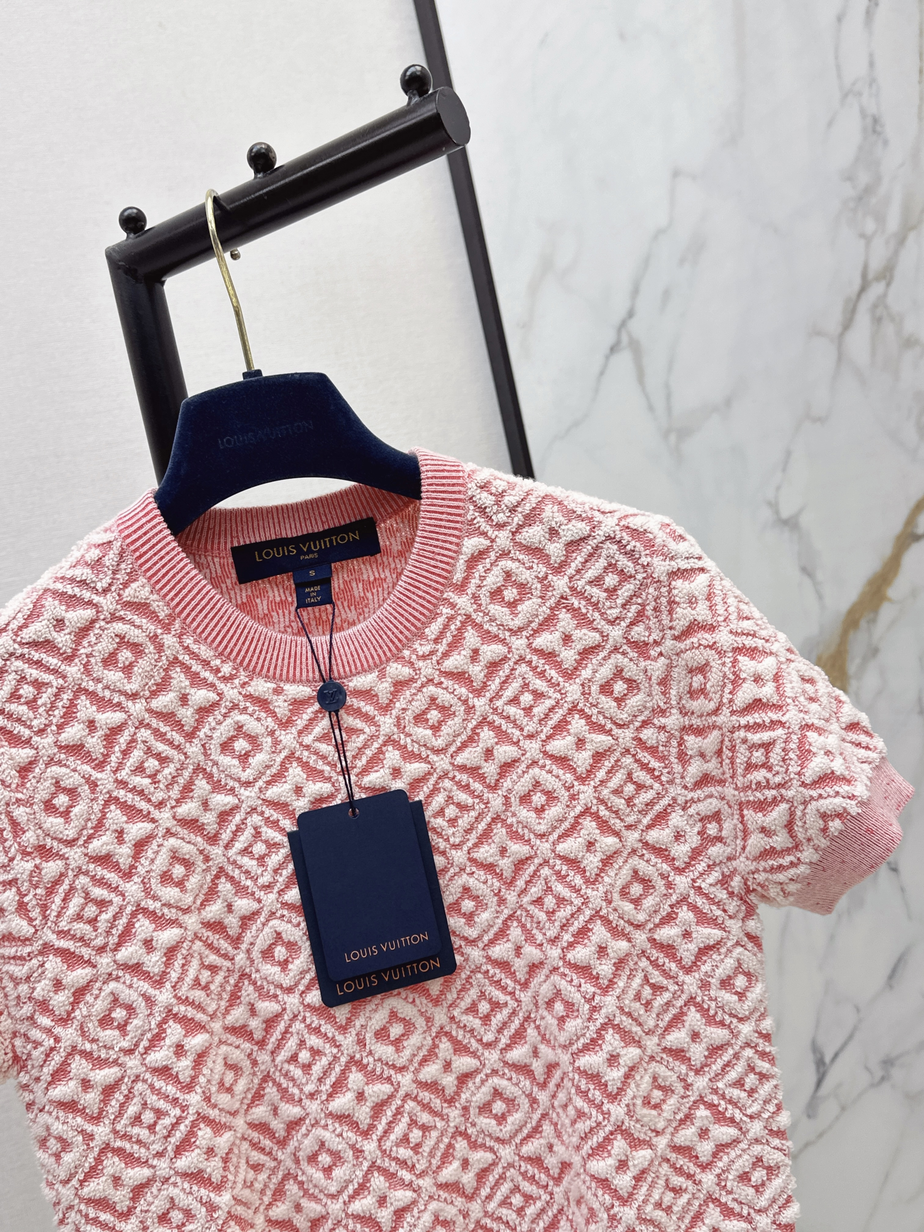 Loui 26ss jacquard knit sweater