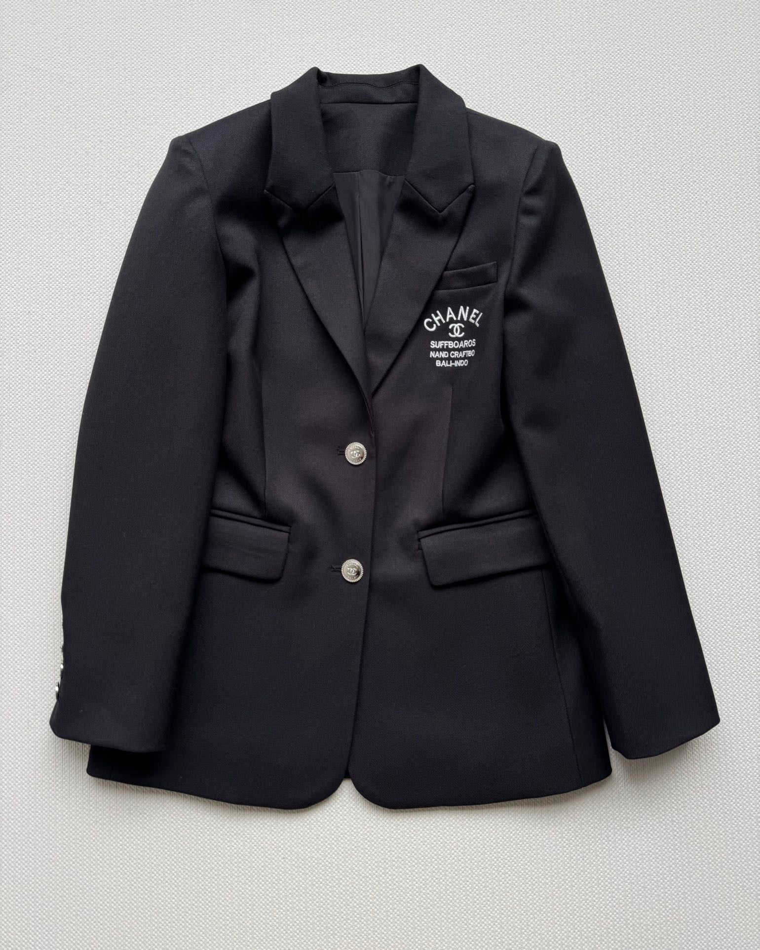 Chan 26ss embroidery suit