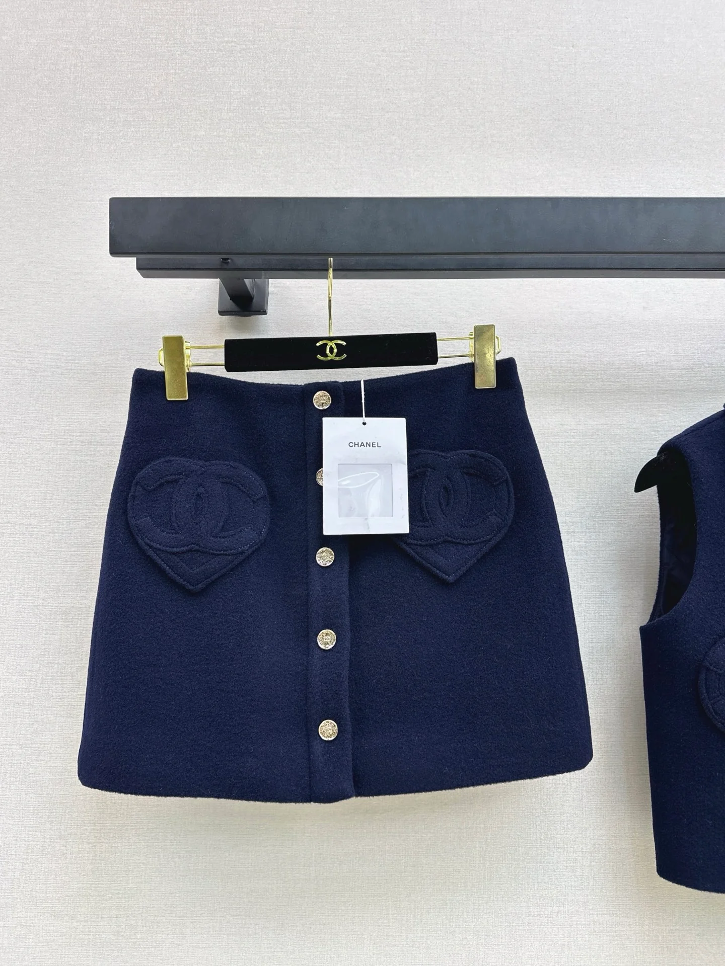 Chan 25fw woolen skirt