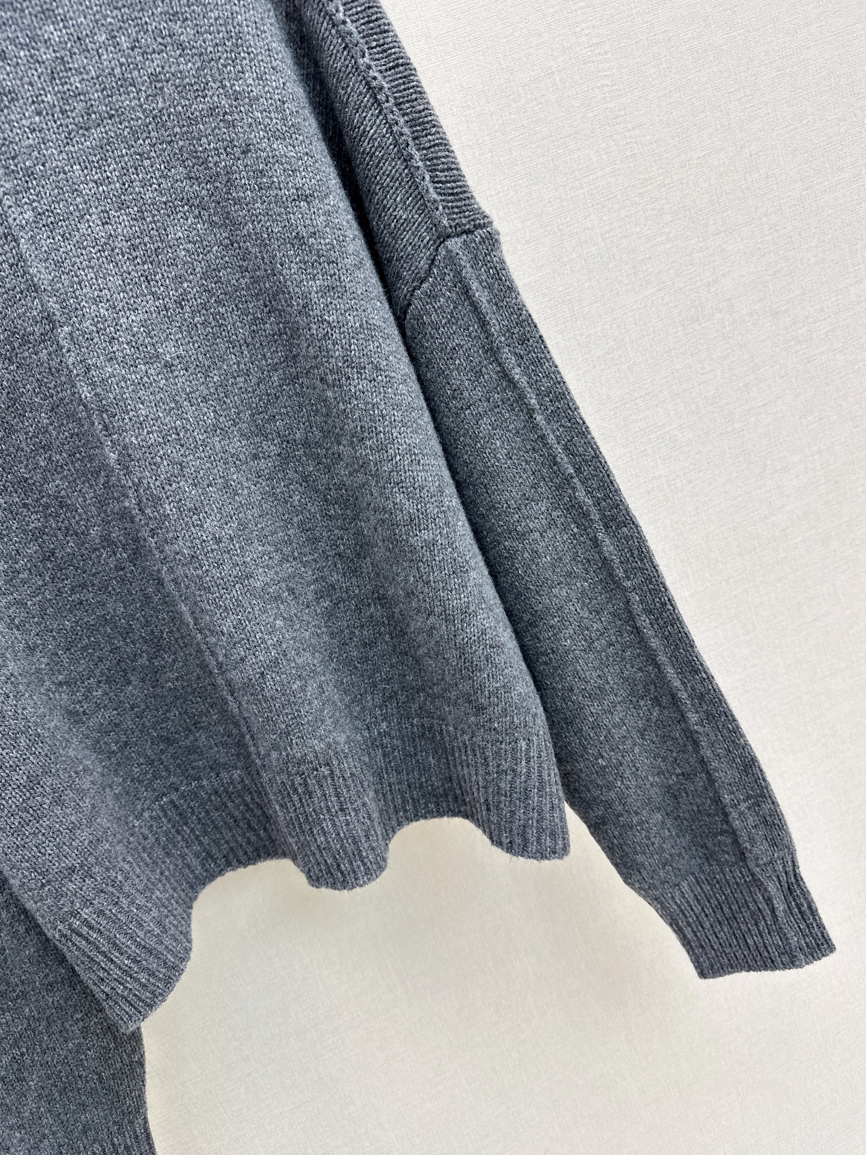 Brun 26ss 2in1 contract sweater