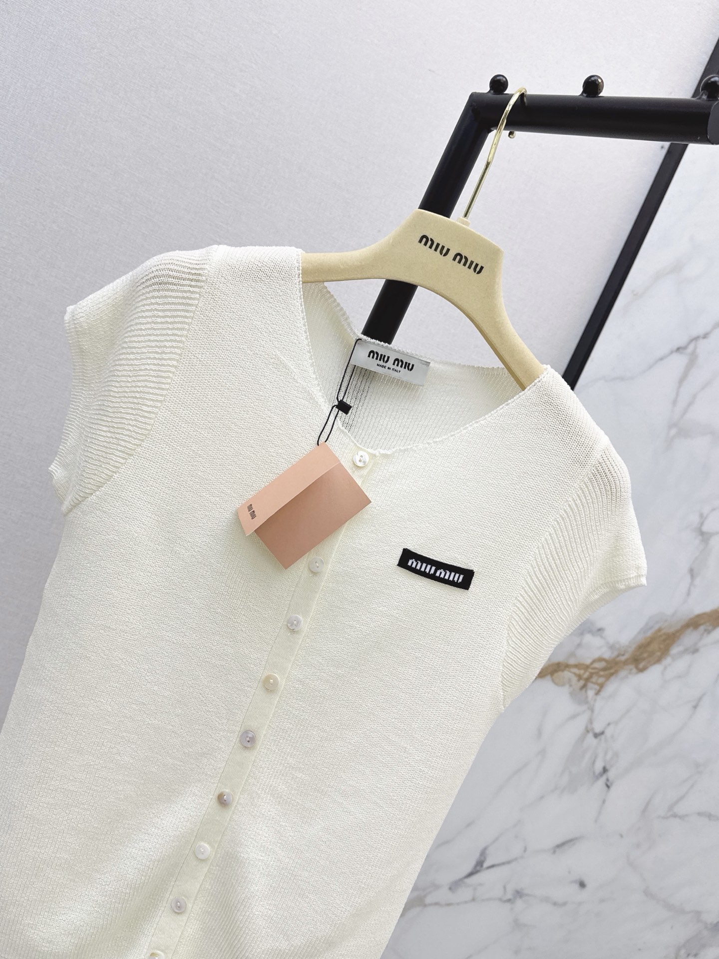 Miu 26ss solid of the shoulder kintwear