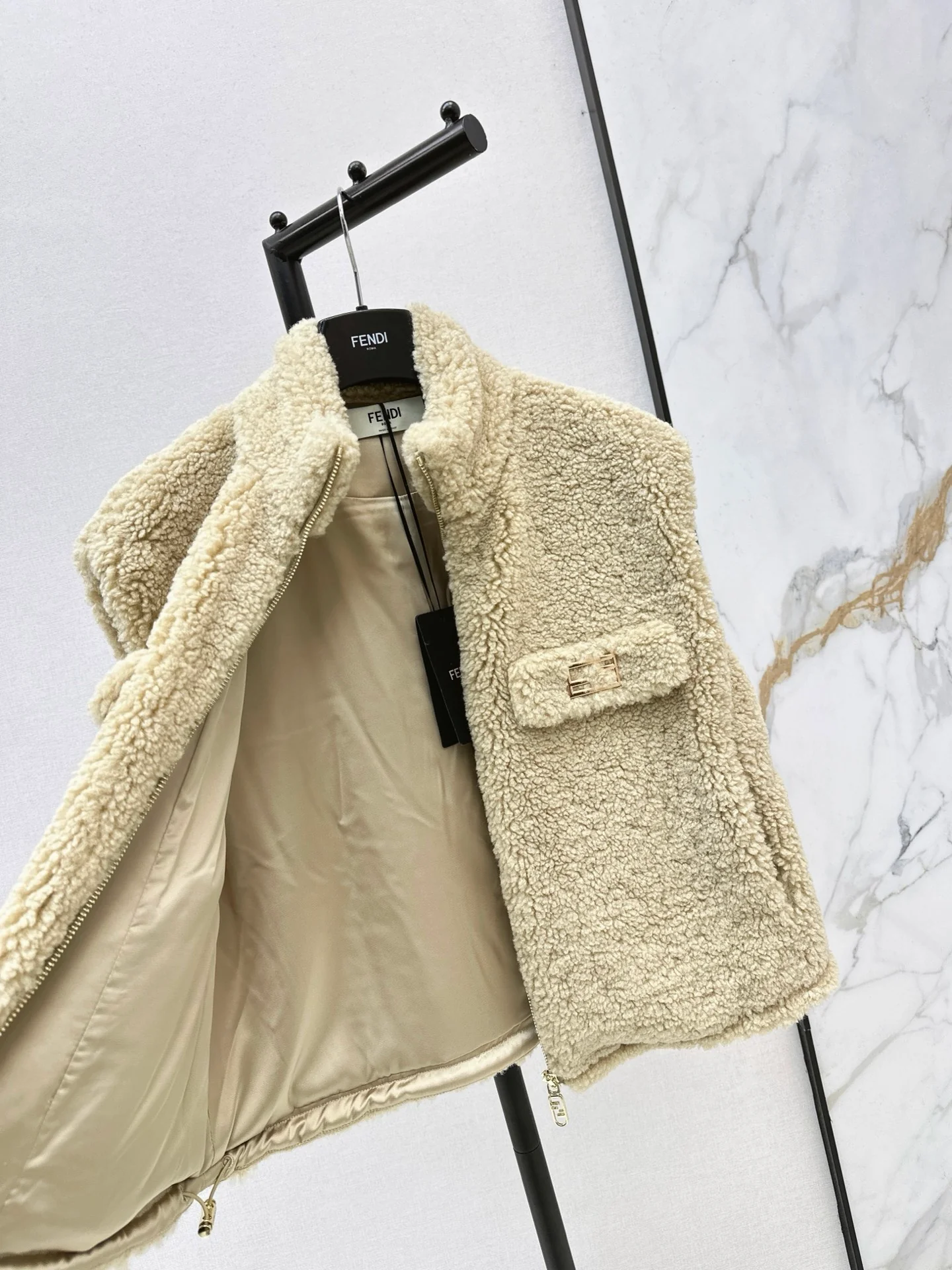 Fend 25fw fleece vest jacket