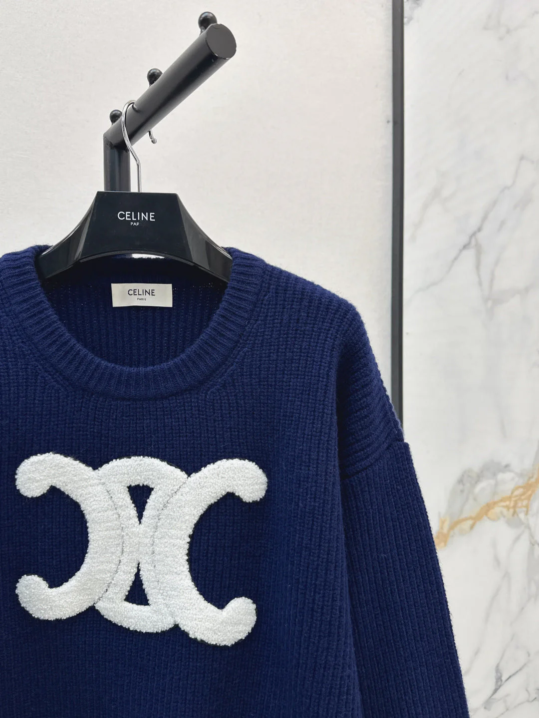 Celi 25fw embroidered sweater