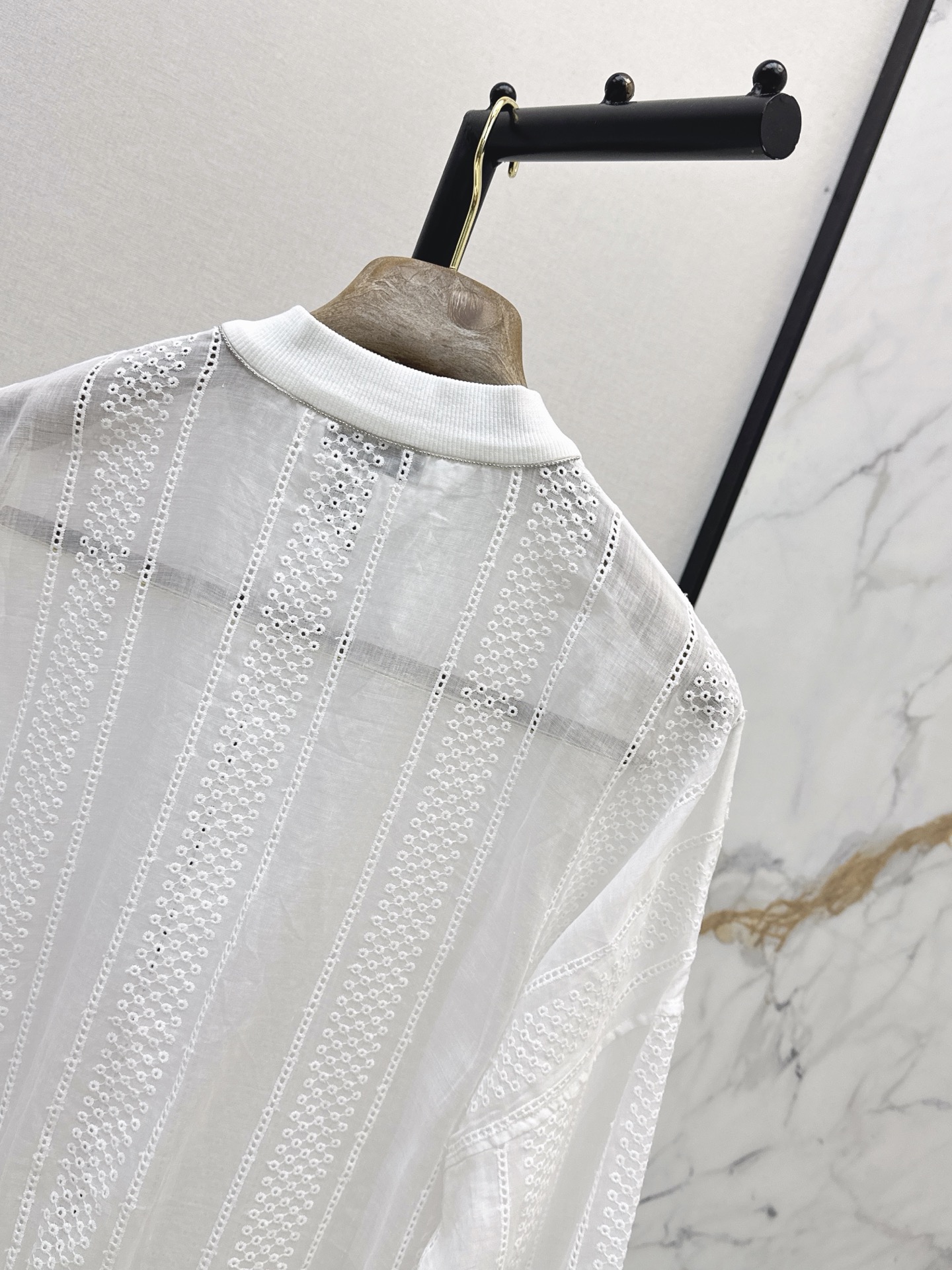 Brun 26ss hollow bomber jacket