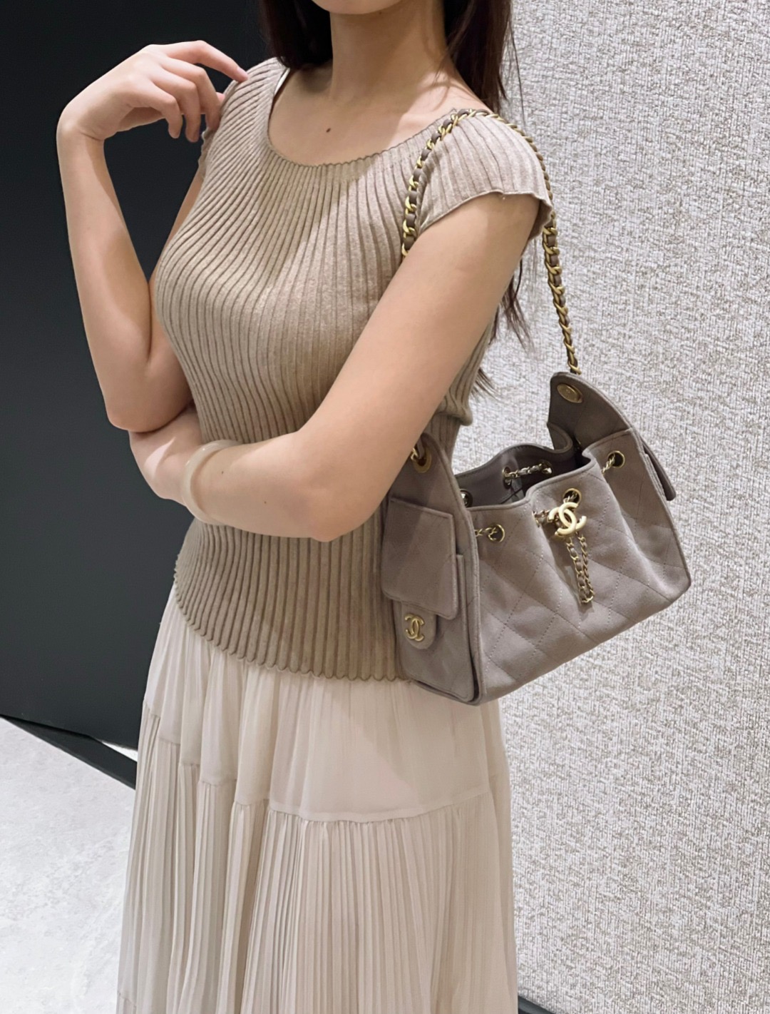 Chan 26C mini hobo bag