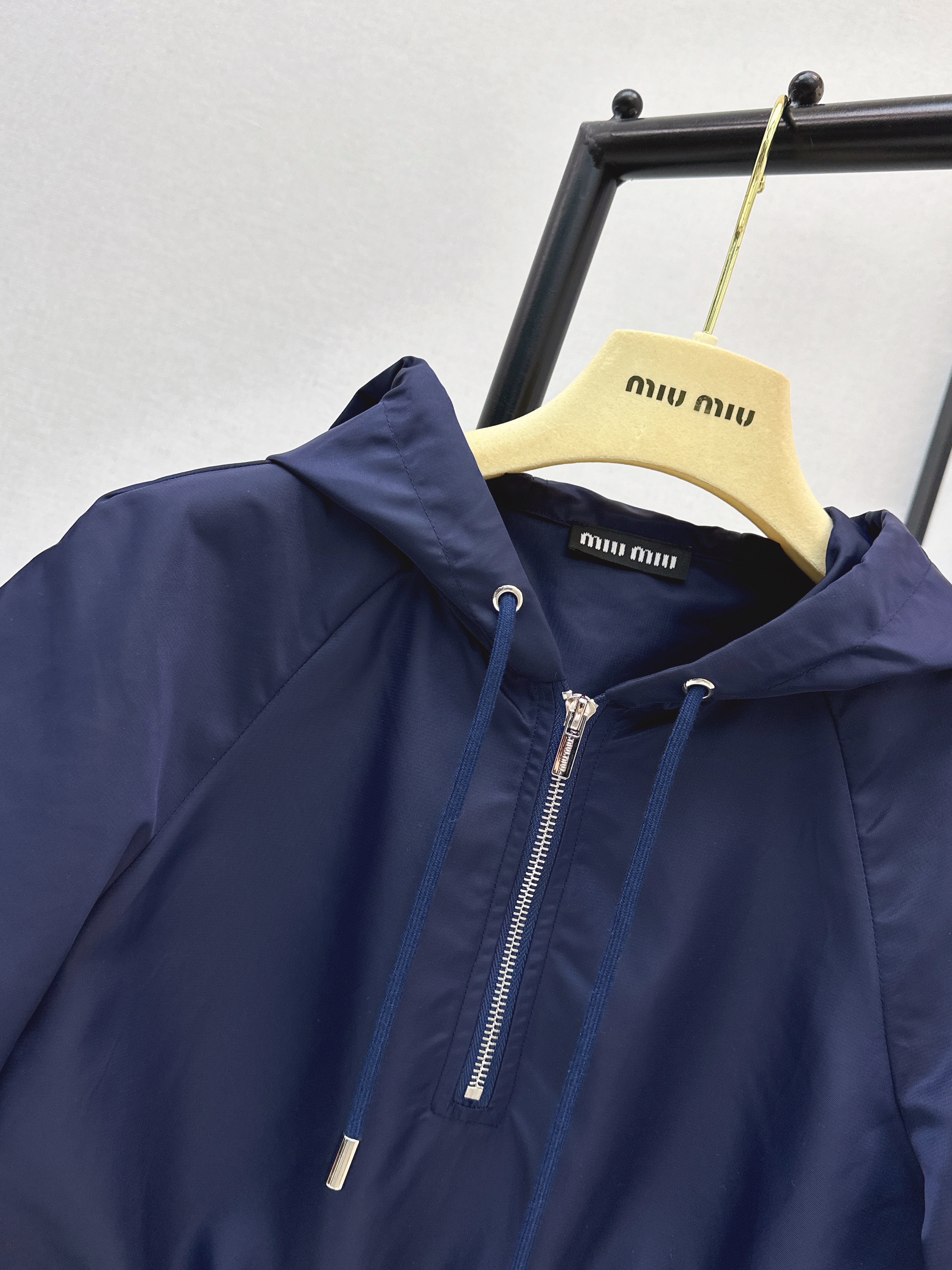 Miu 26ss hooded dress