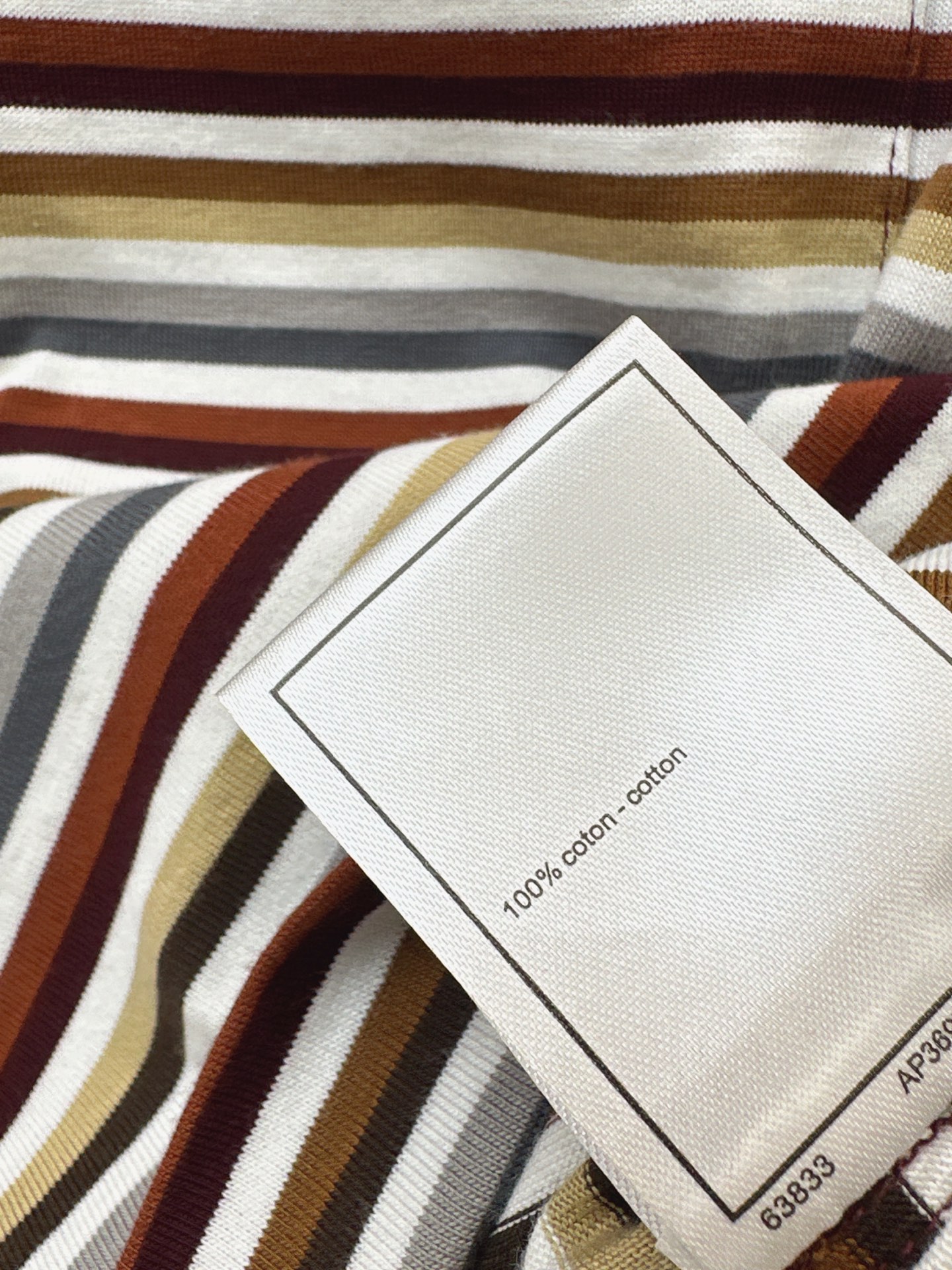 Chan 26ss stripe t-shirt