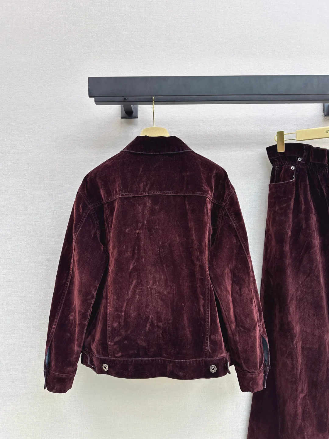 Miu 25fw velvet jacket