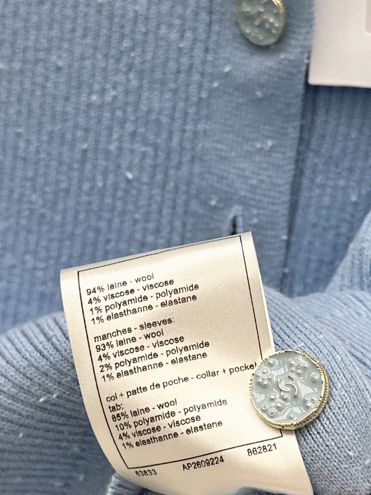 Chan 25fw jacquard knit cardigan