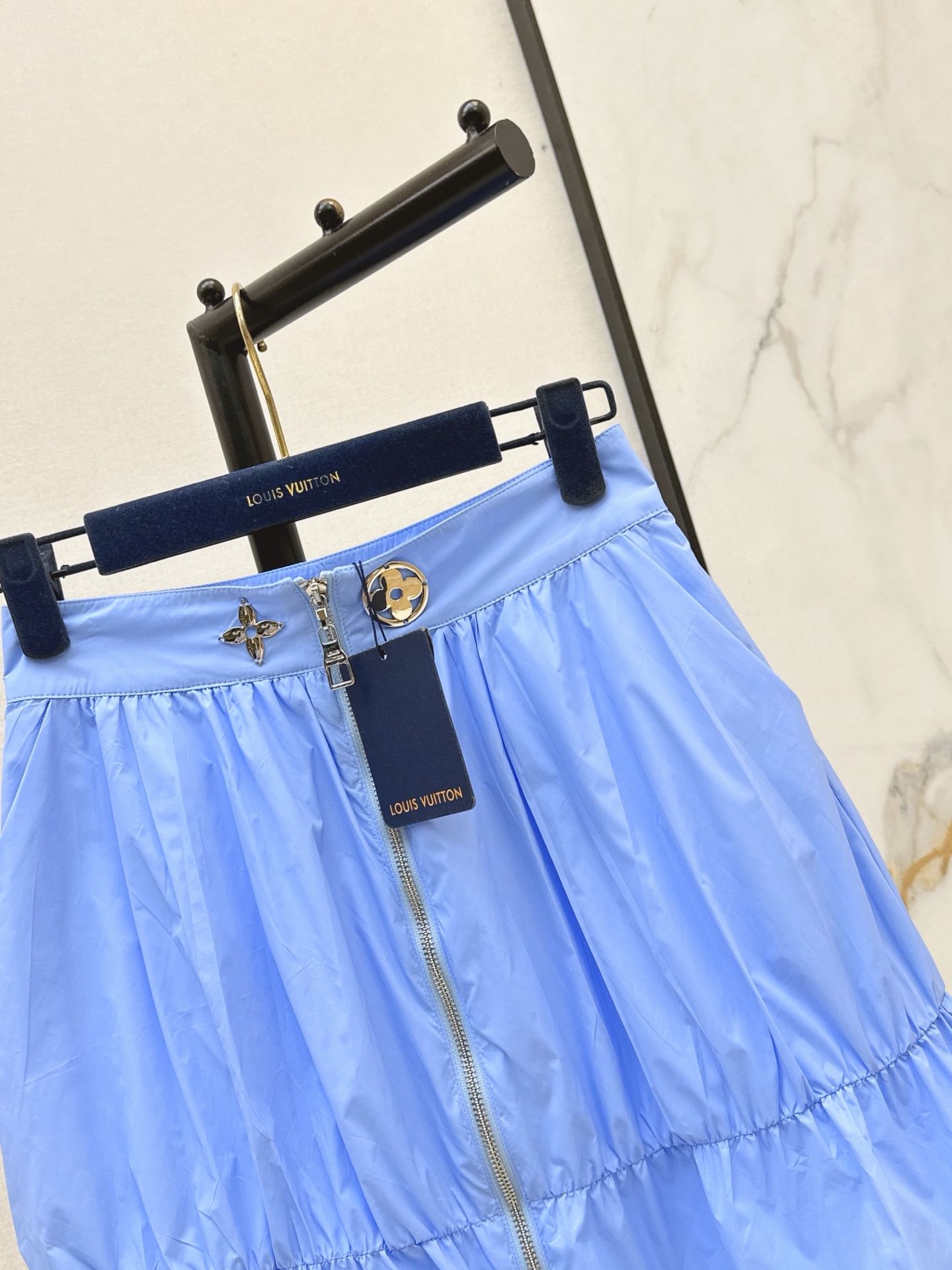 Loui 26ss zip-up skirt