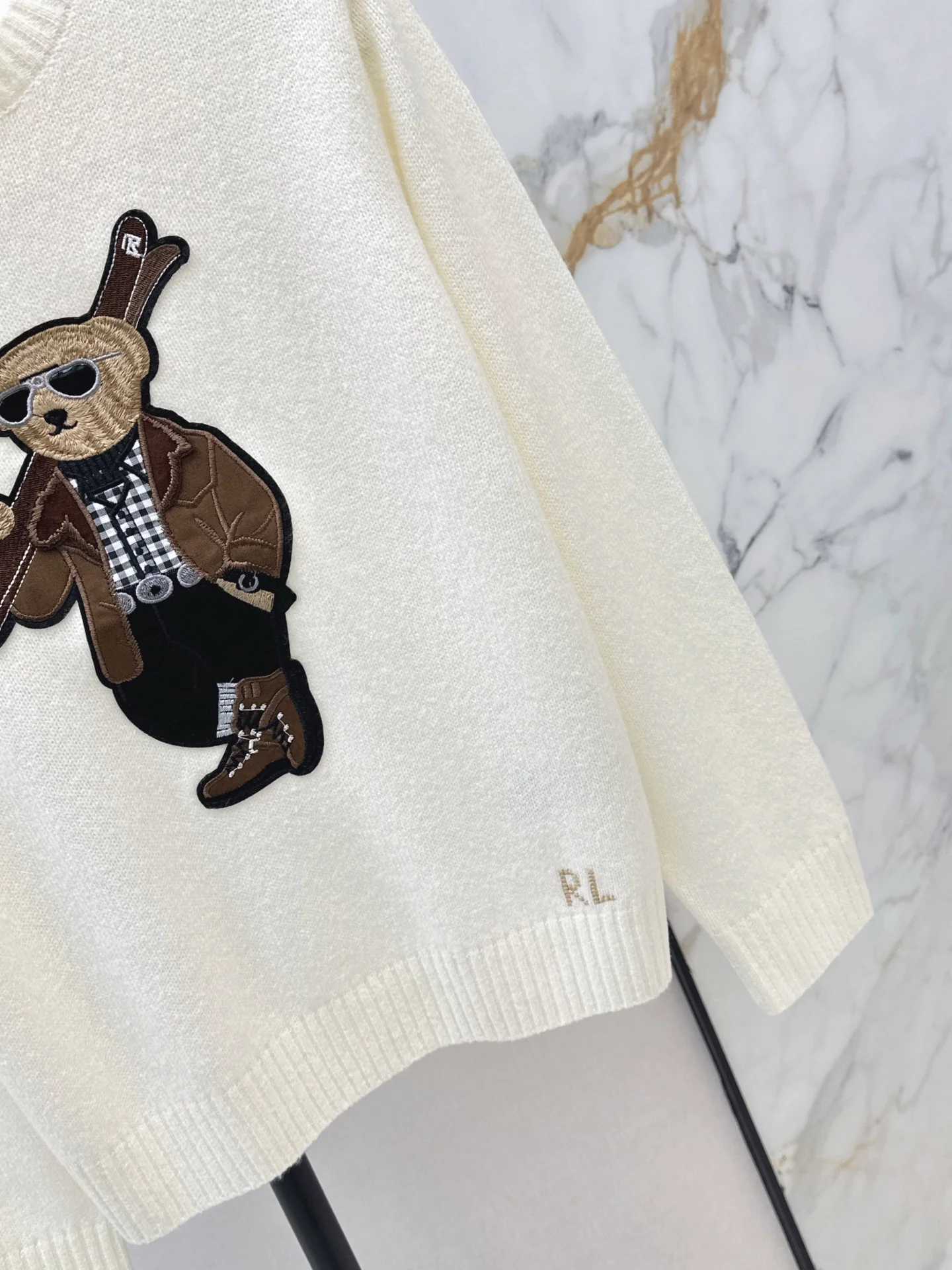 Ralp 25fw embroidery sweater