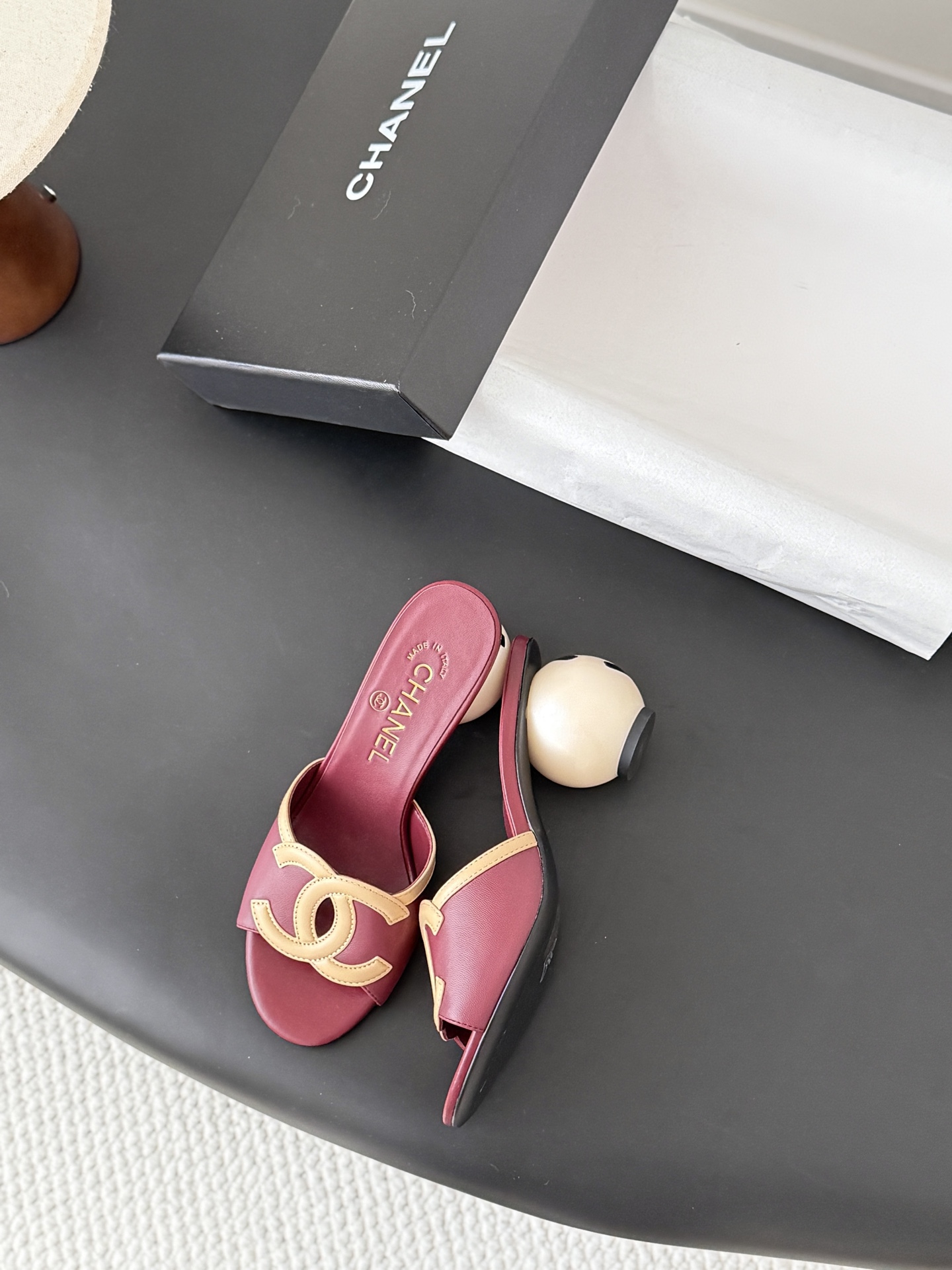 Chan 26p chunky heel