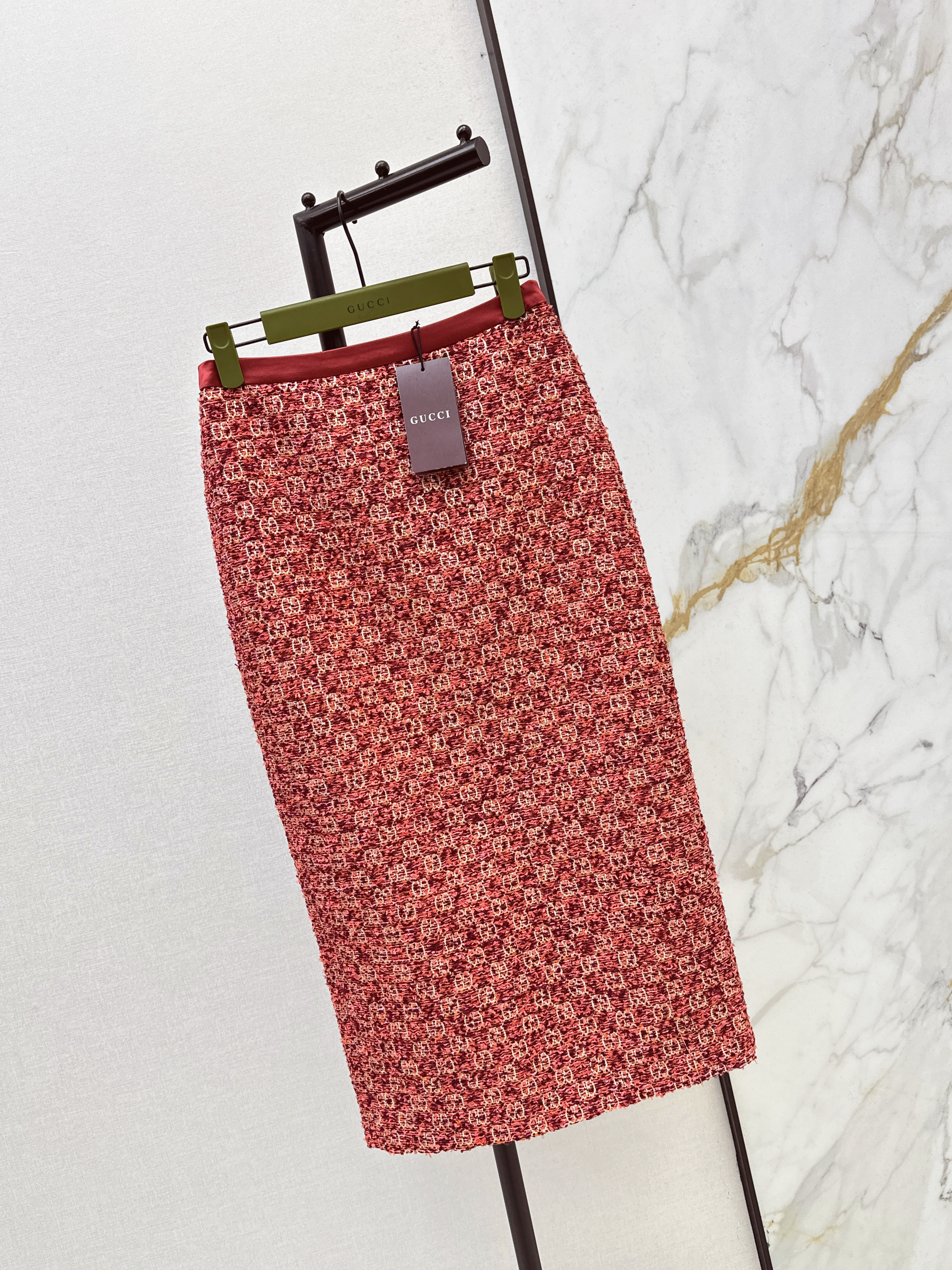 Guc 26ss jacquard skirt