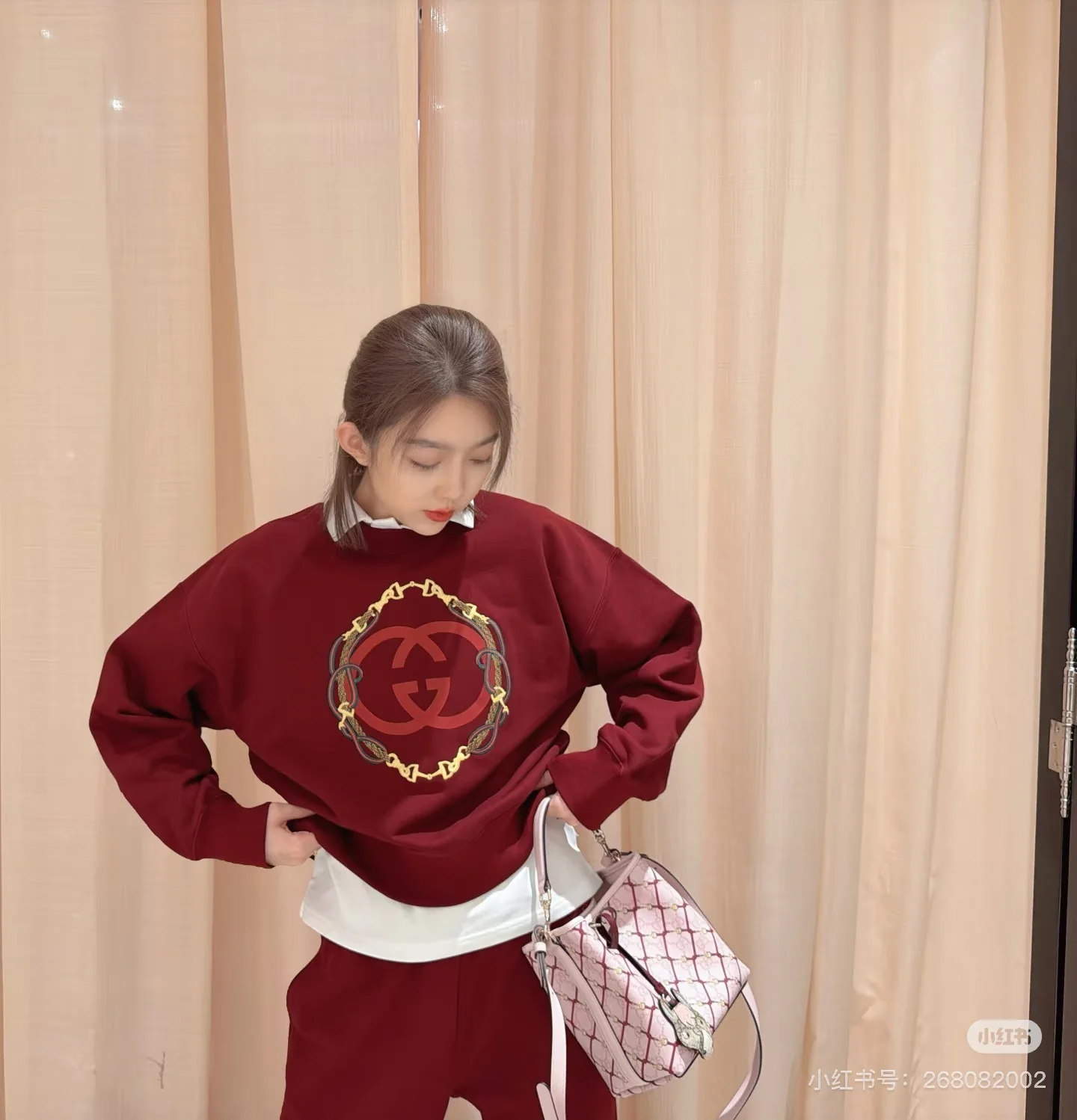 Gucc 26ss print sweatshirts