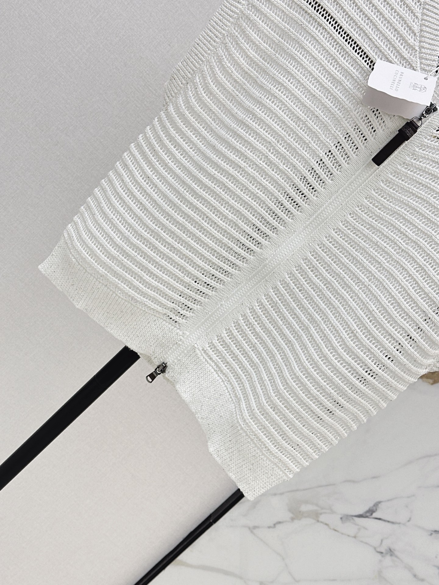 Brun 26ss sleeveless knit cardigan