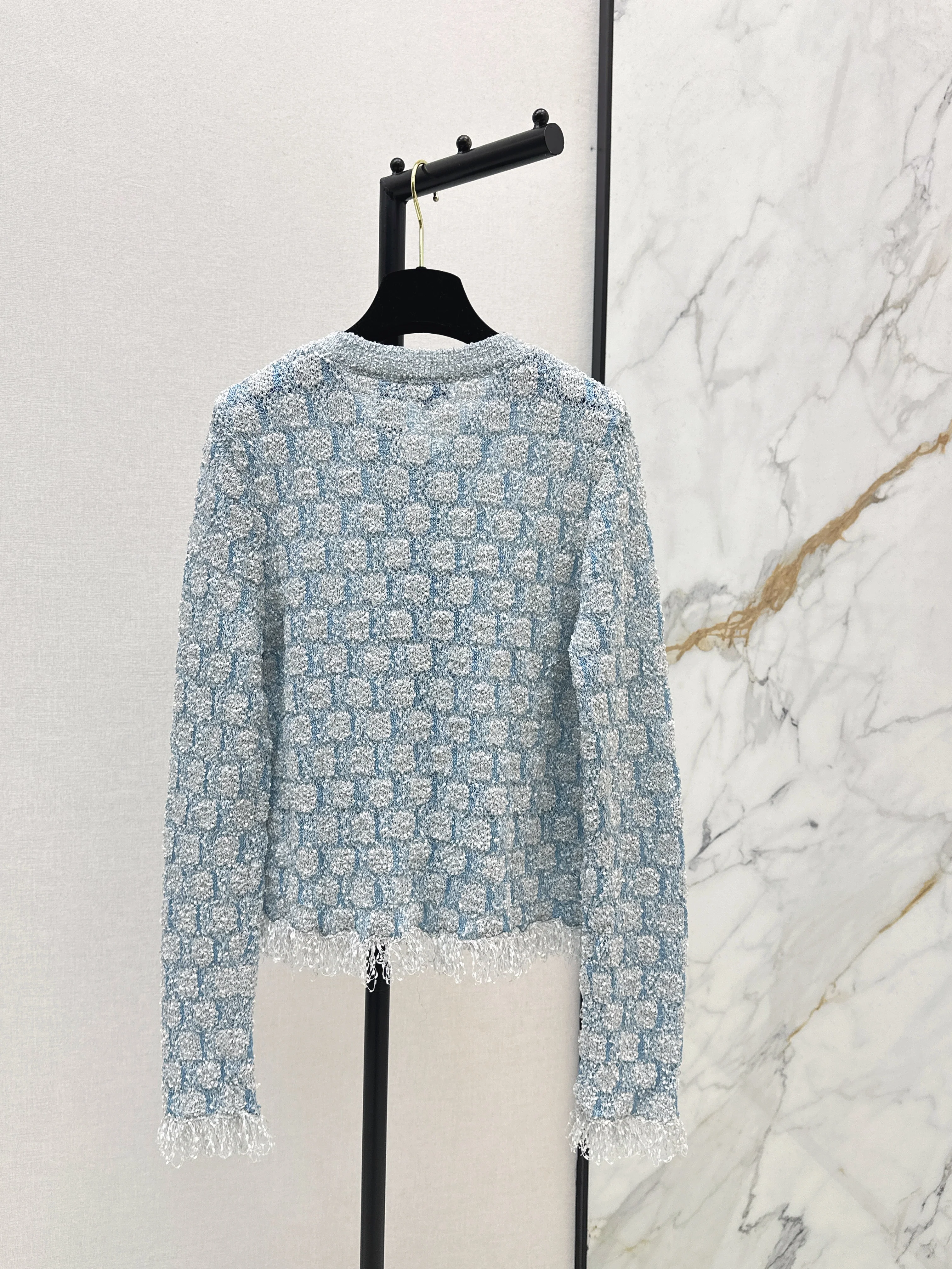 Chan 26ss tassel cardigan