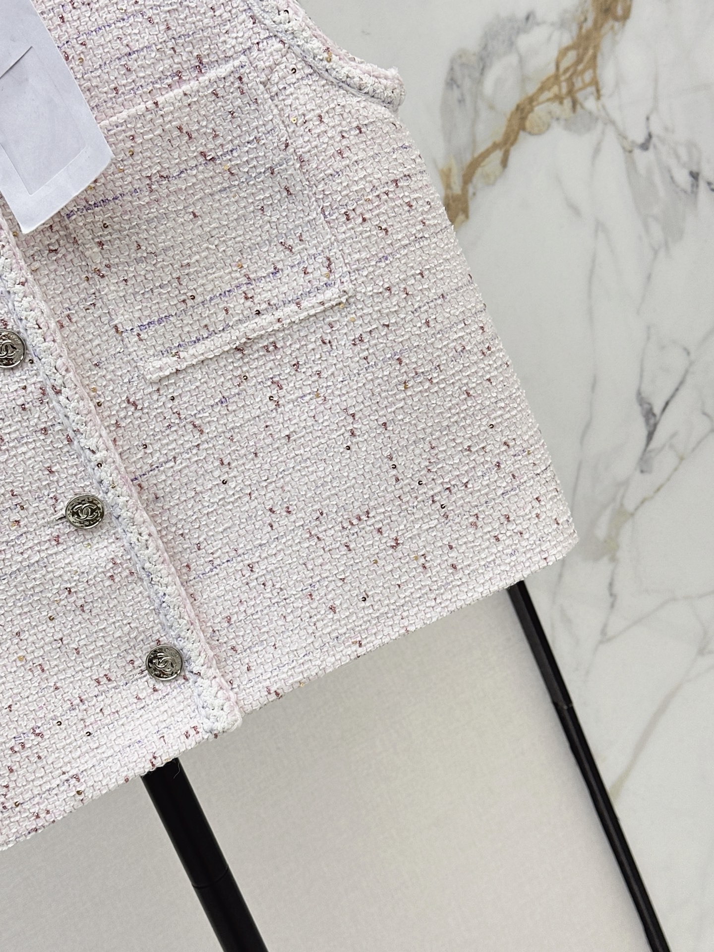 Chan 26ss woven vest