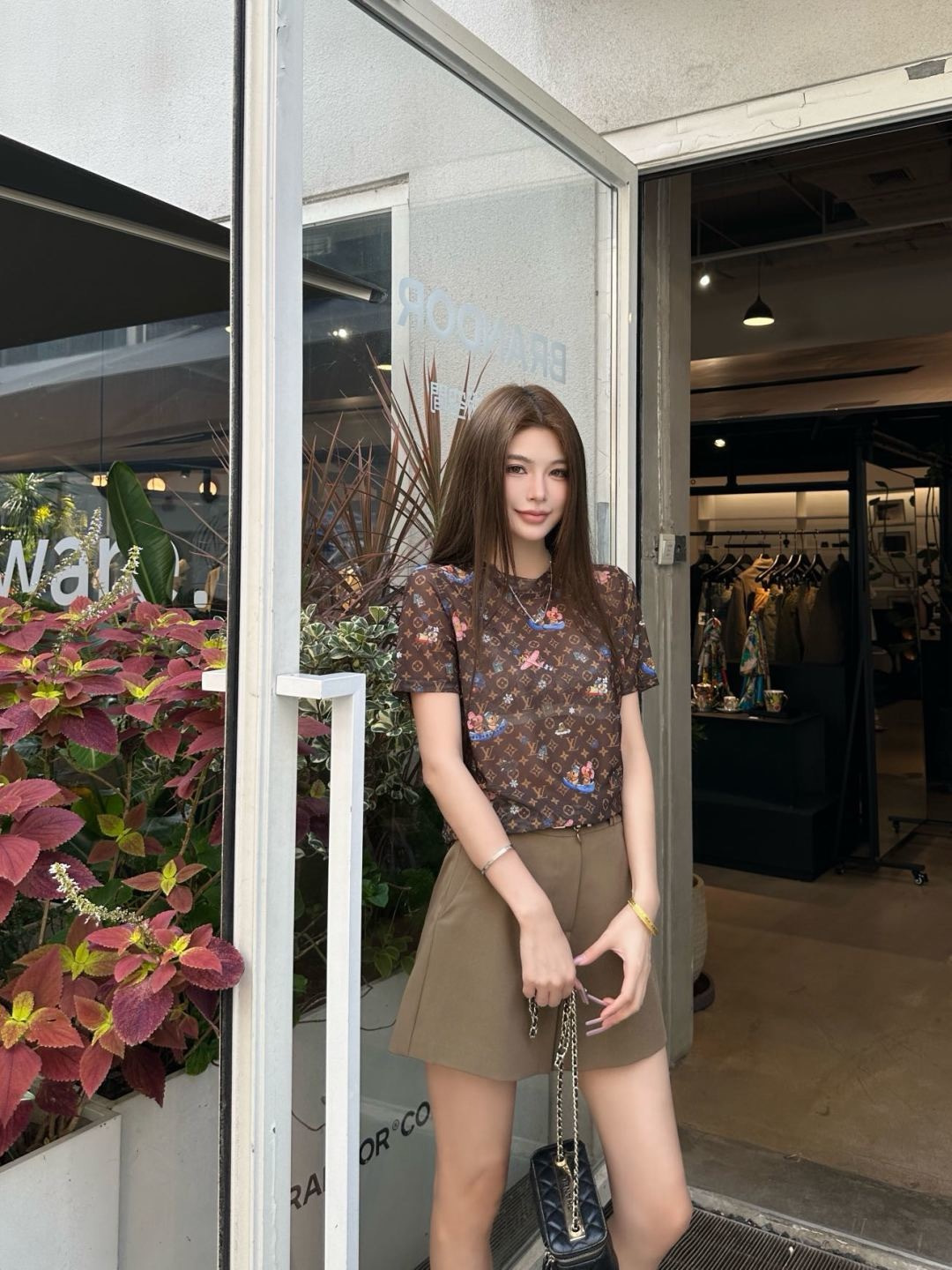 Loui 26ss print mesh top