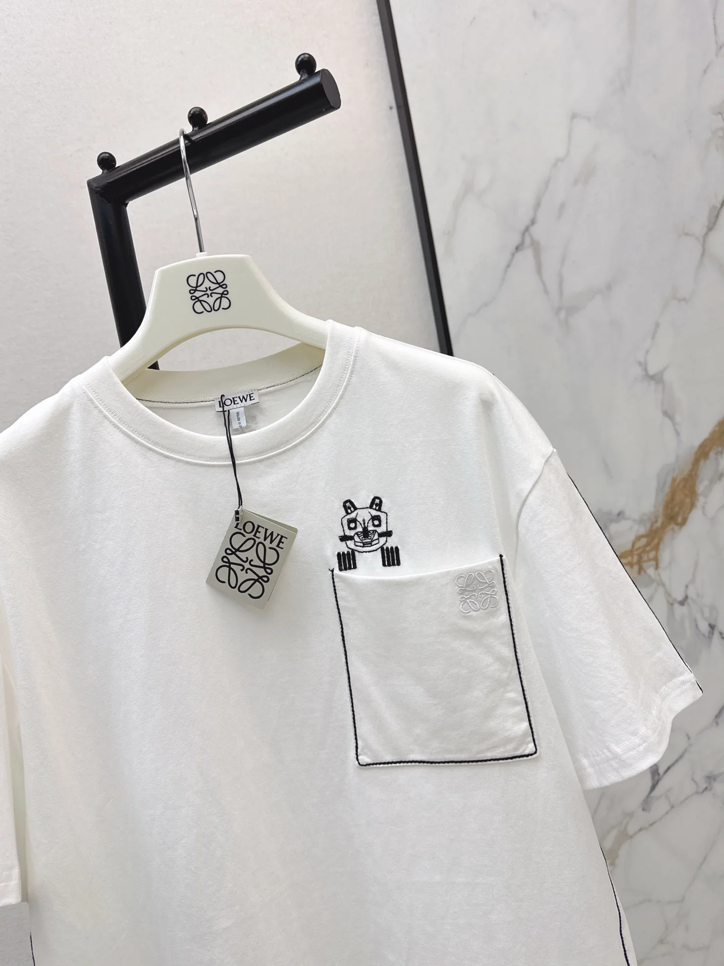 Loe 26ss embroidery t-shirts