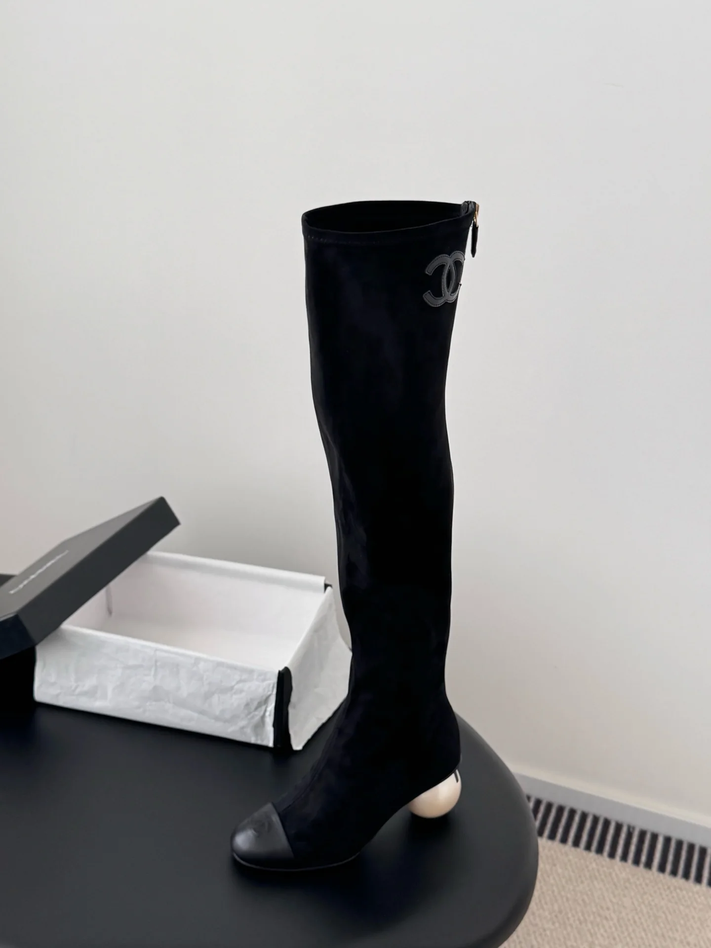 Chan 25fw over the knee boots