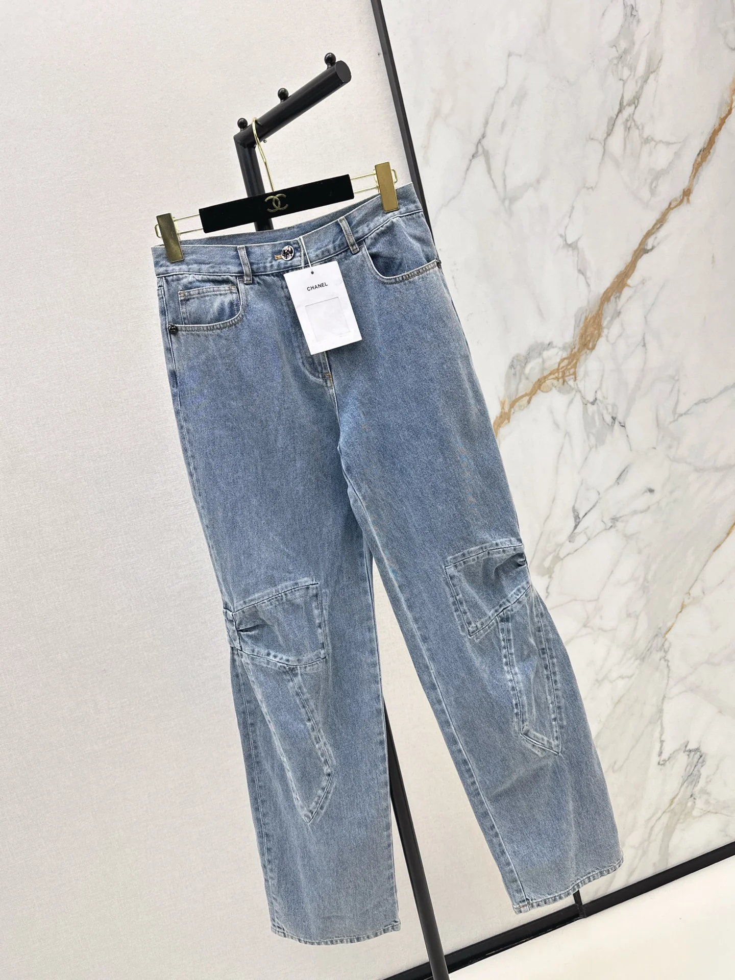 Chan 25fw cargo denim pants