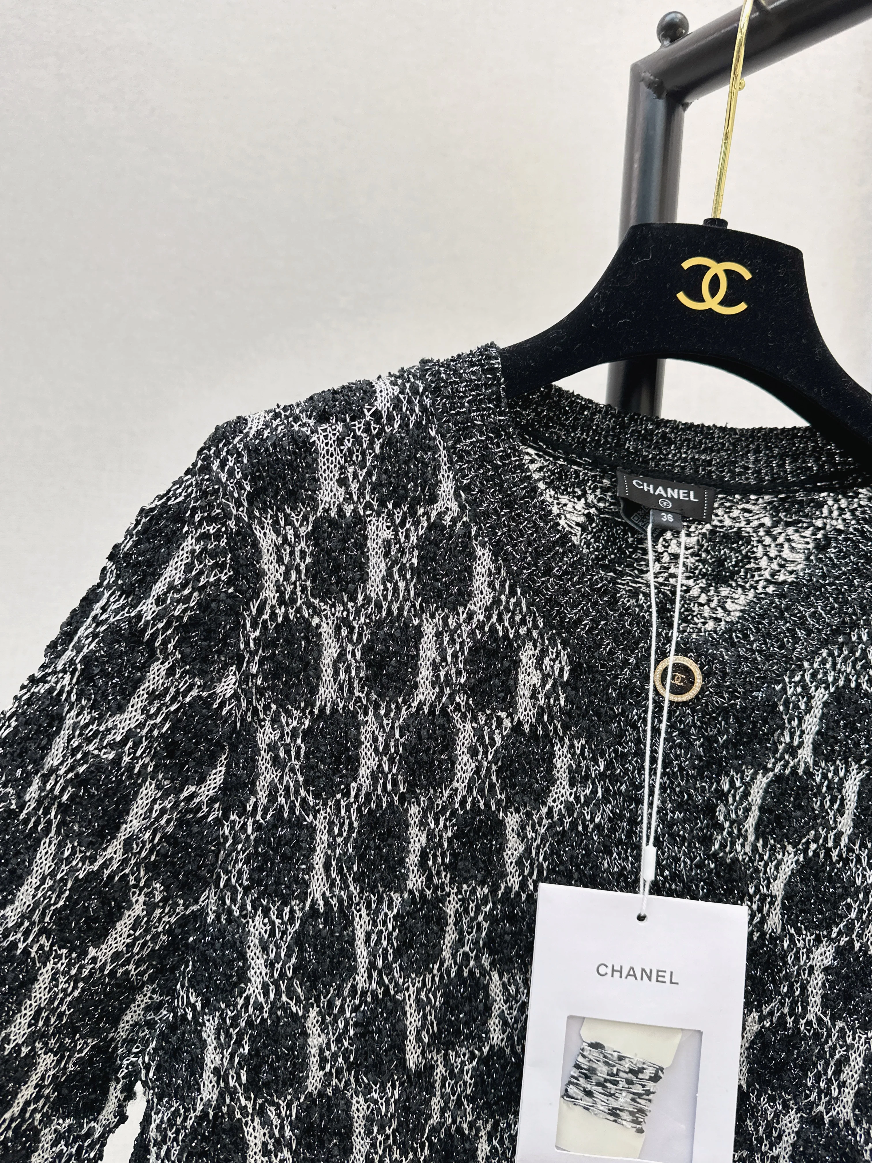 Chan 26ss tassel cardigan