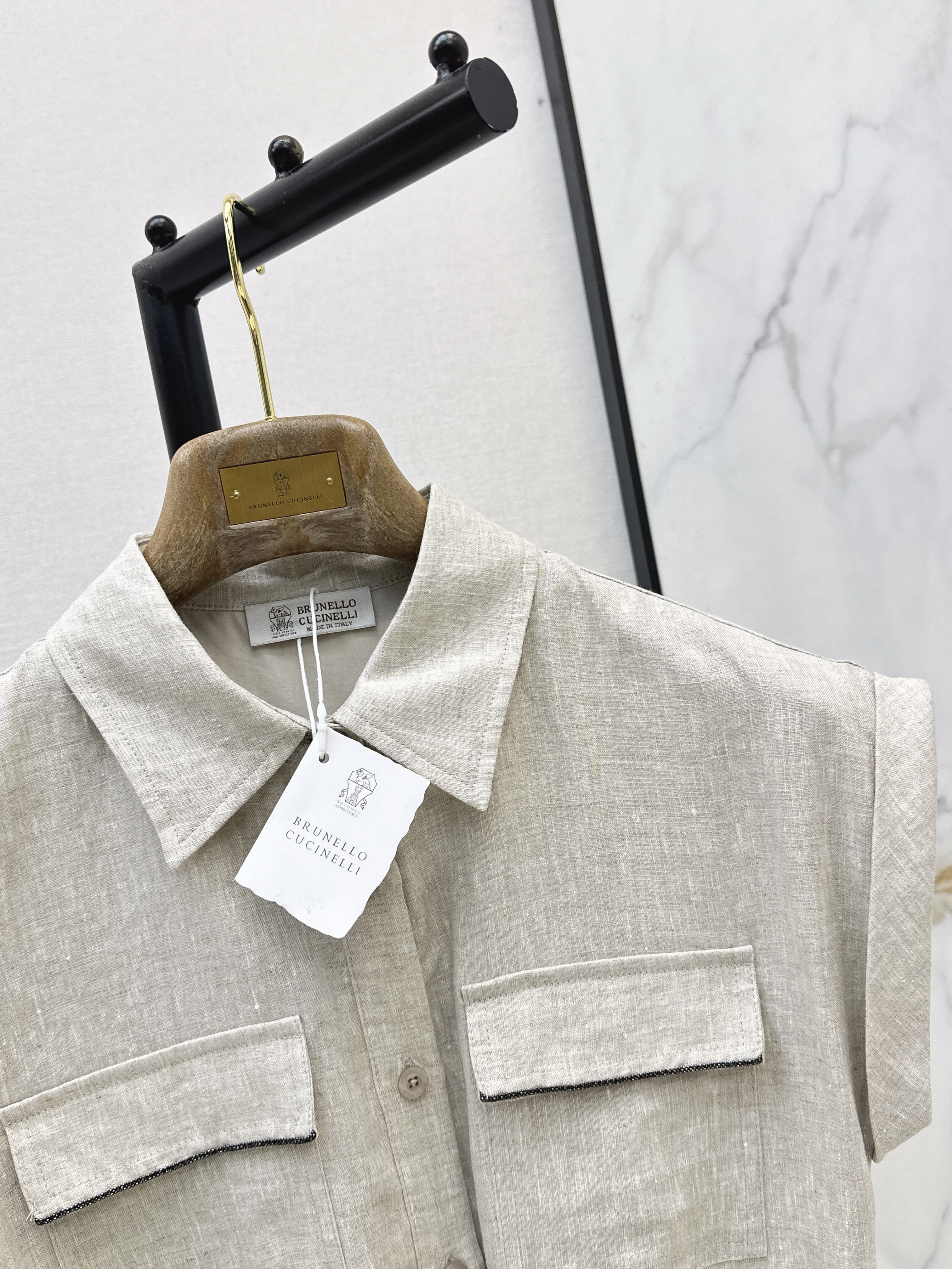 Brun 26ss linen dress