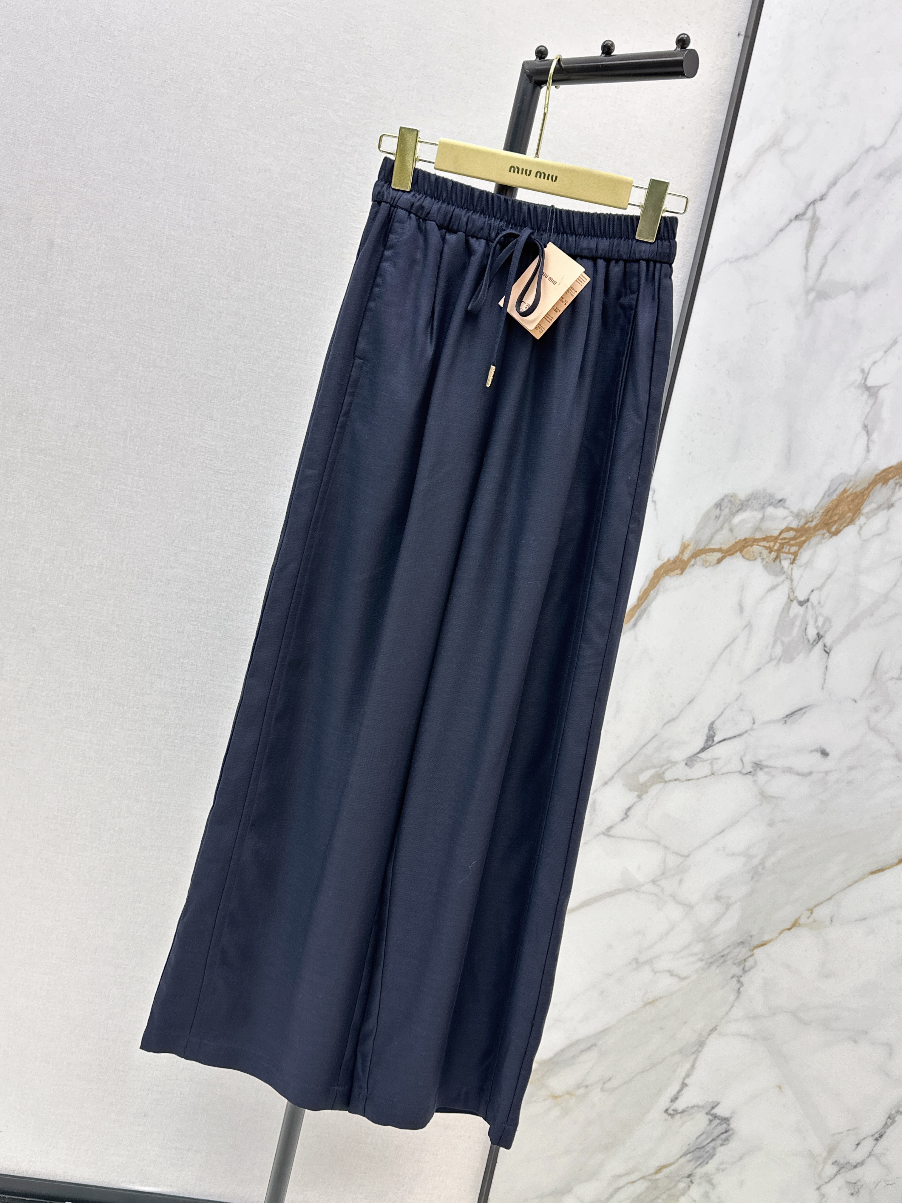 Miu 26ss wide-leg pants
