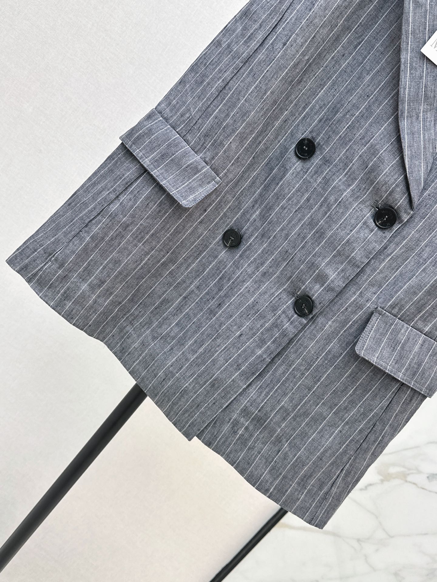 Max 26ss stripe suit vest