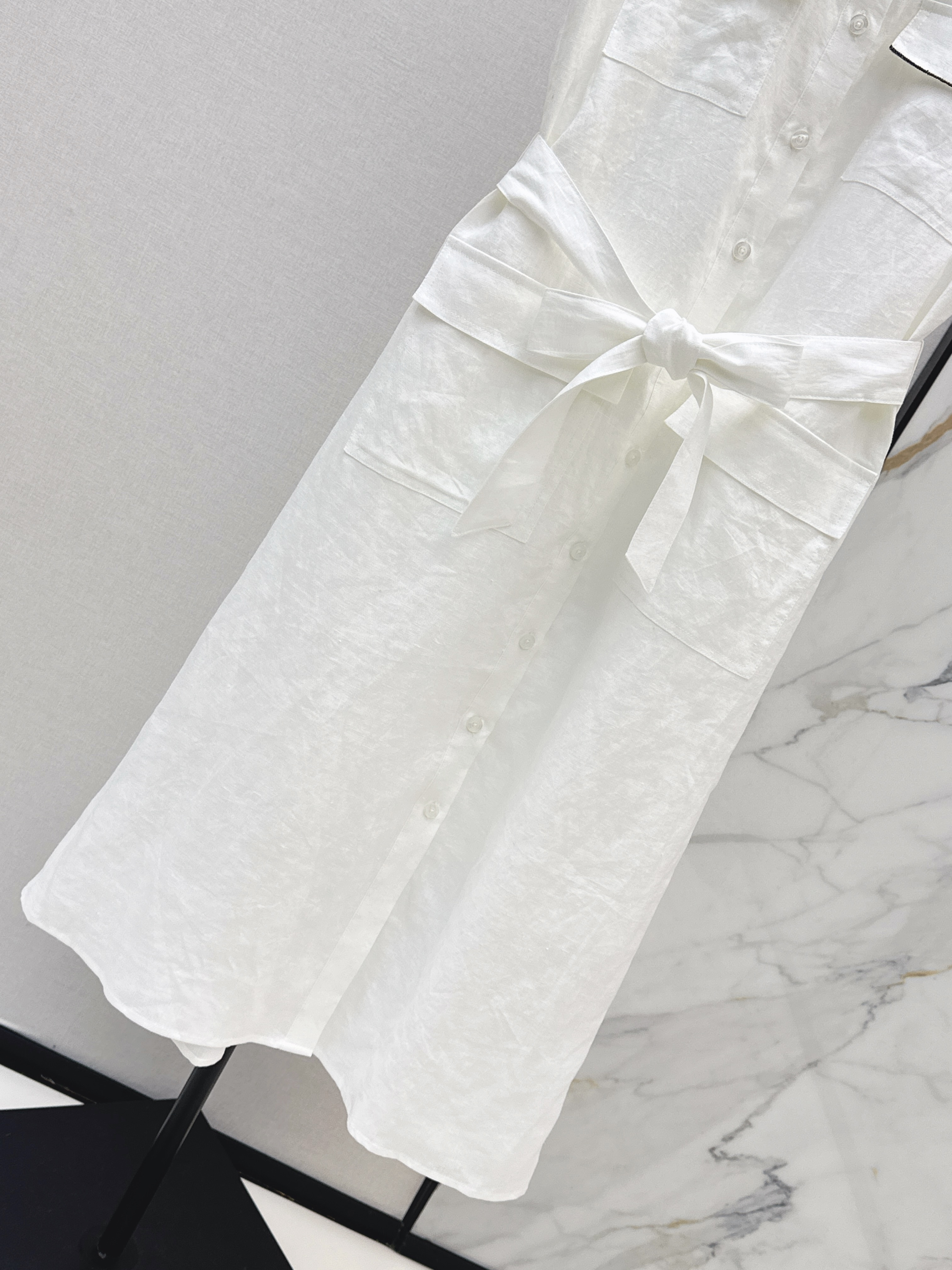 Brun 26ss linen dress